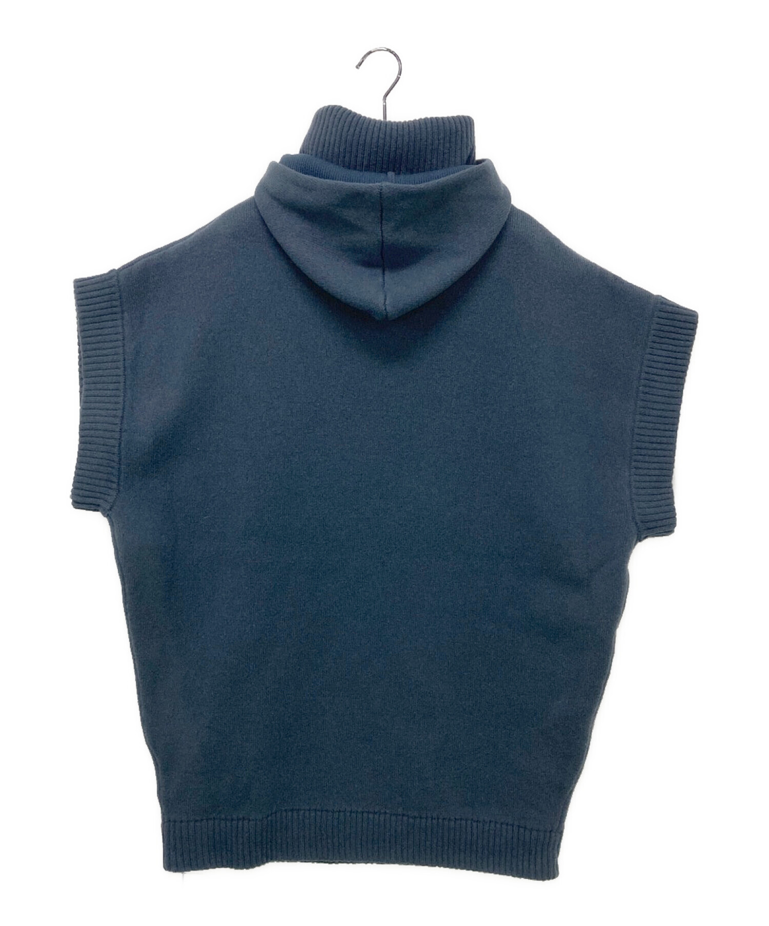 中古・古着通販】RIM.ARK (リムアーク) Hood design knit vest ブルー サイズ:F｜ブランド・古着通販  トレファク公式【TREFAC FASHION】スマホサイト