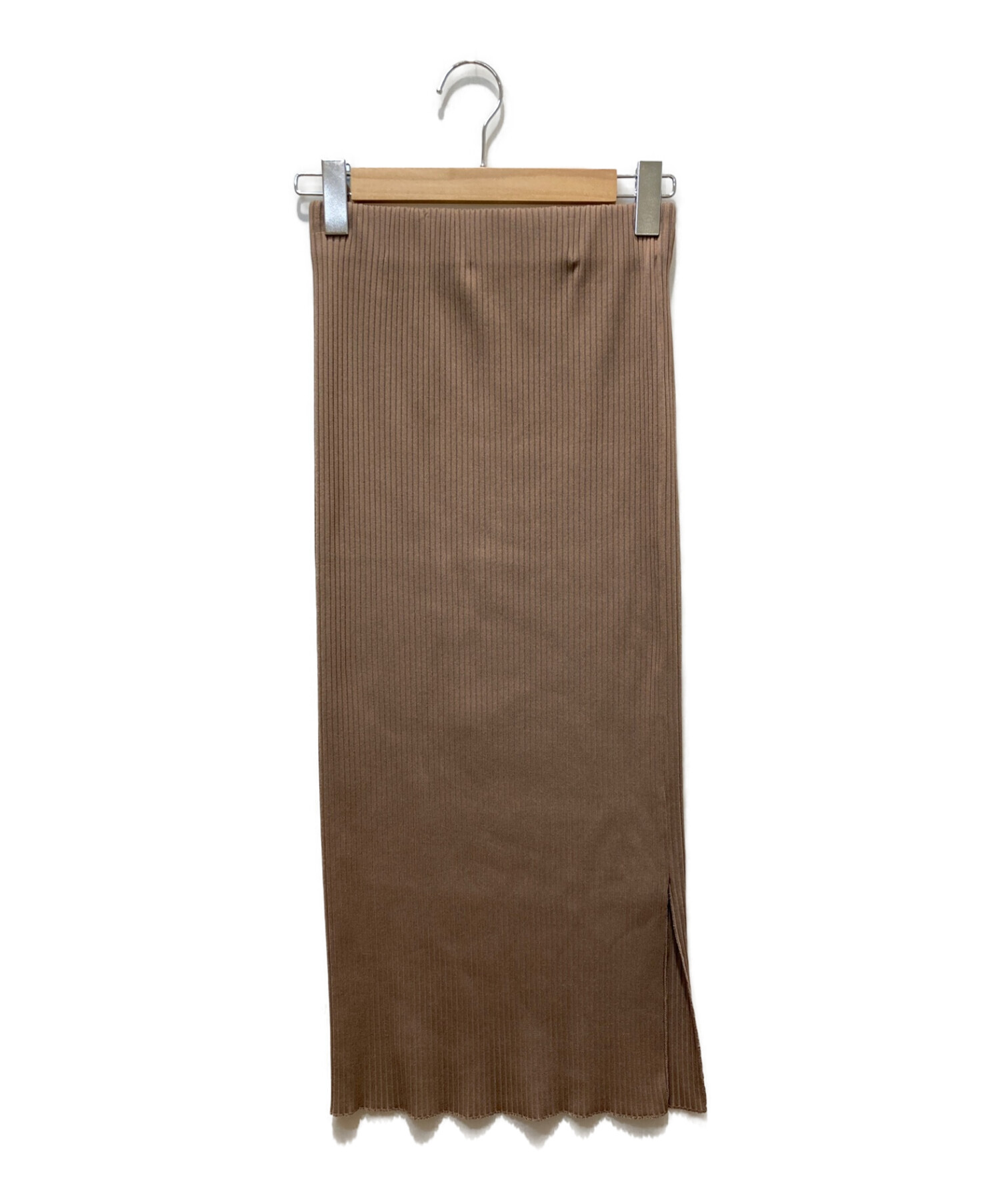 Noble (ノーブル) トタンテレコタイトスカート ベージュ サイズ:36