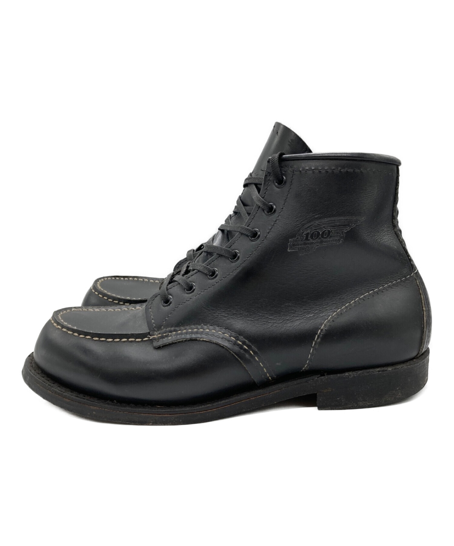 中古・古着通販】RED WING (レッドウィング) ブーツ ブラック サイズ