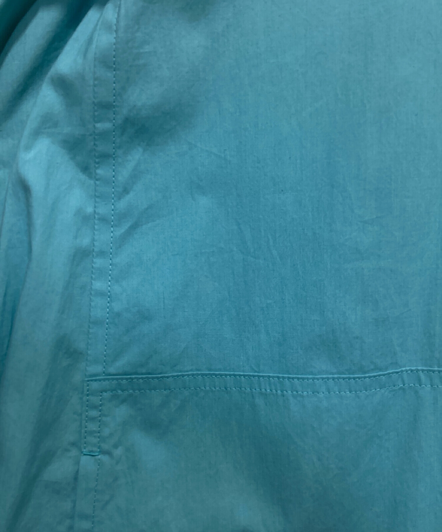 BLAMINK (ブラミンク) バンドカラーシャツワンピース ブルー サイズ:36