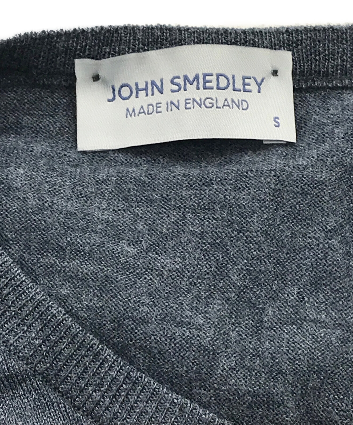 中古・古着通販】JOHN SMEDLEY (ジョンスメドレー) Vネックニット