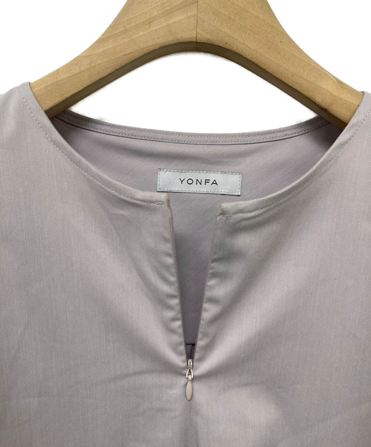 YONFA (ヨンファ) ZIPドレス グレー サイズ:M