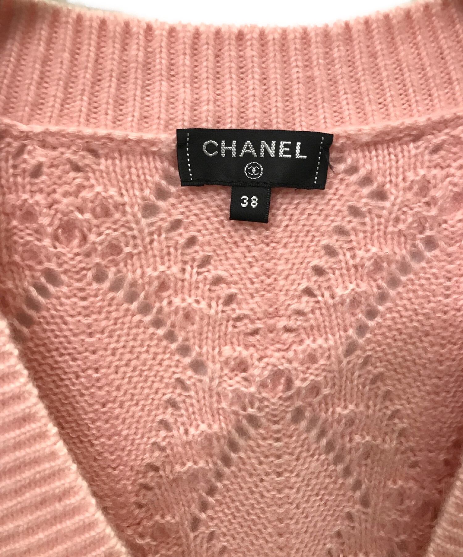 中古・古着通販】CHANEL (シャネル) カシミヤVネックカーディガン