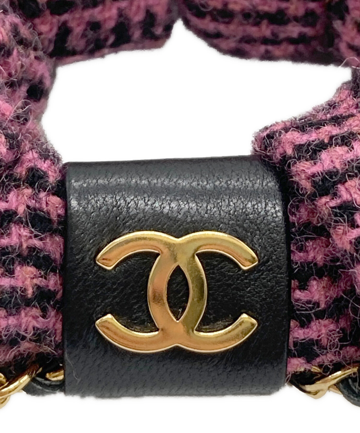 CHANEL (シャネル) ココマークツイードシュシュ