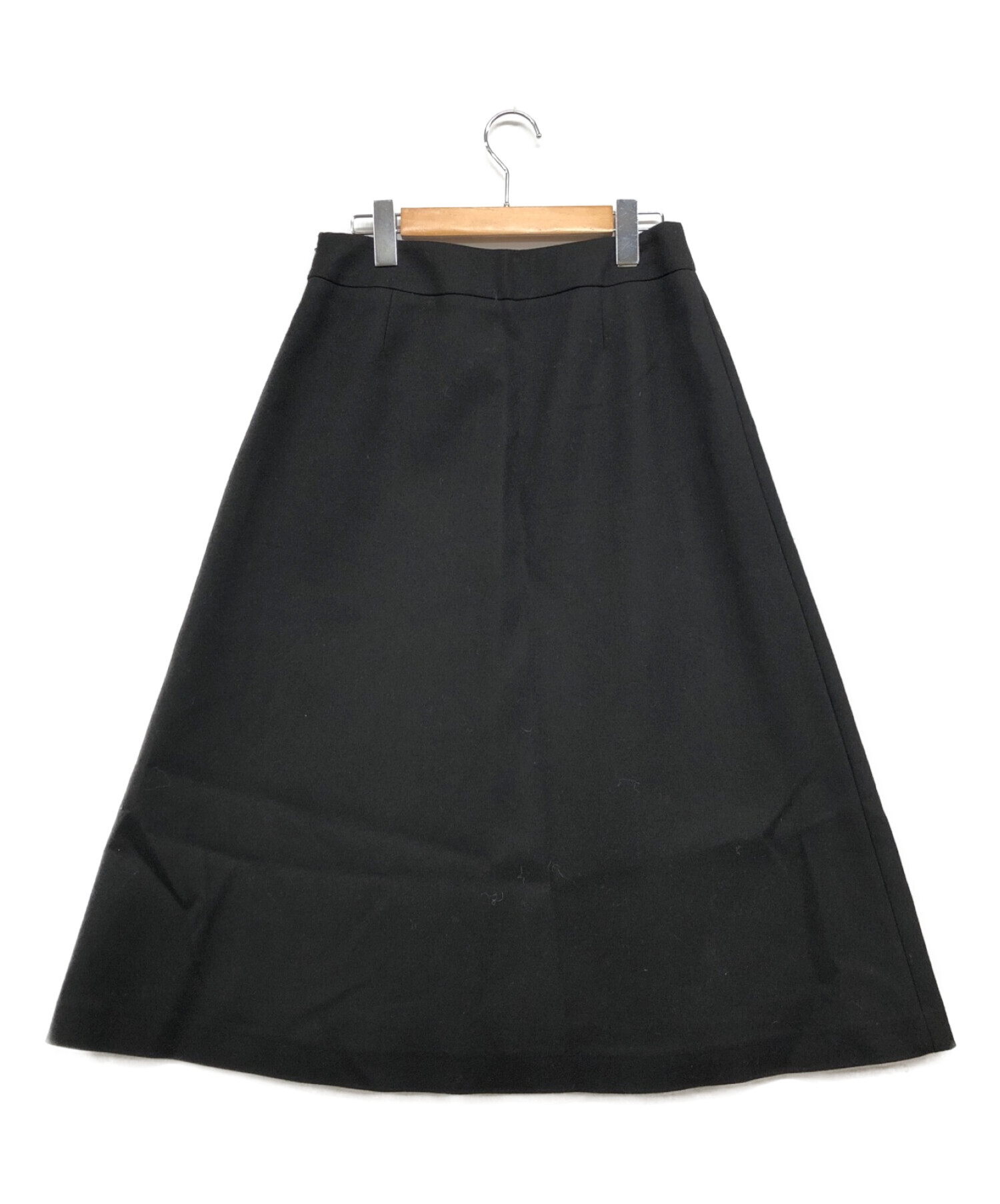 ADORE (アドーア) ファインコードレース切り替えスカート ブラック サイズ:36
