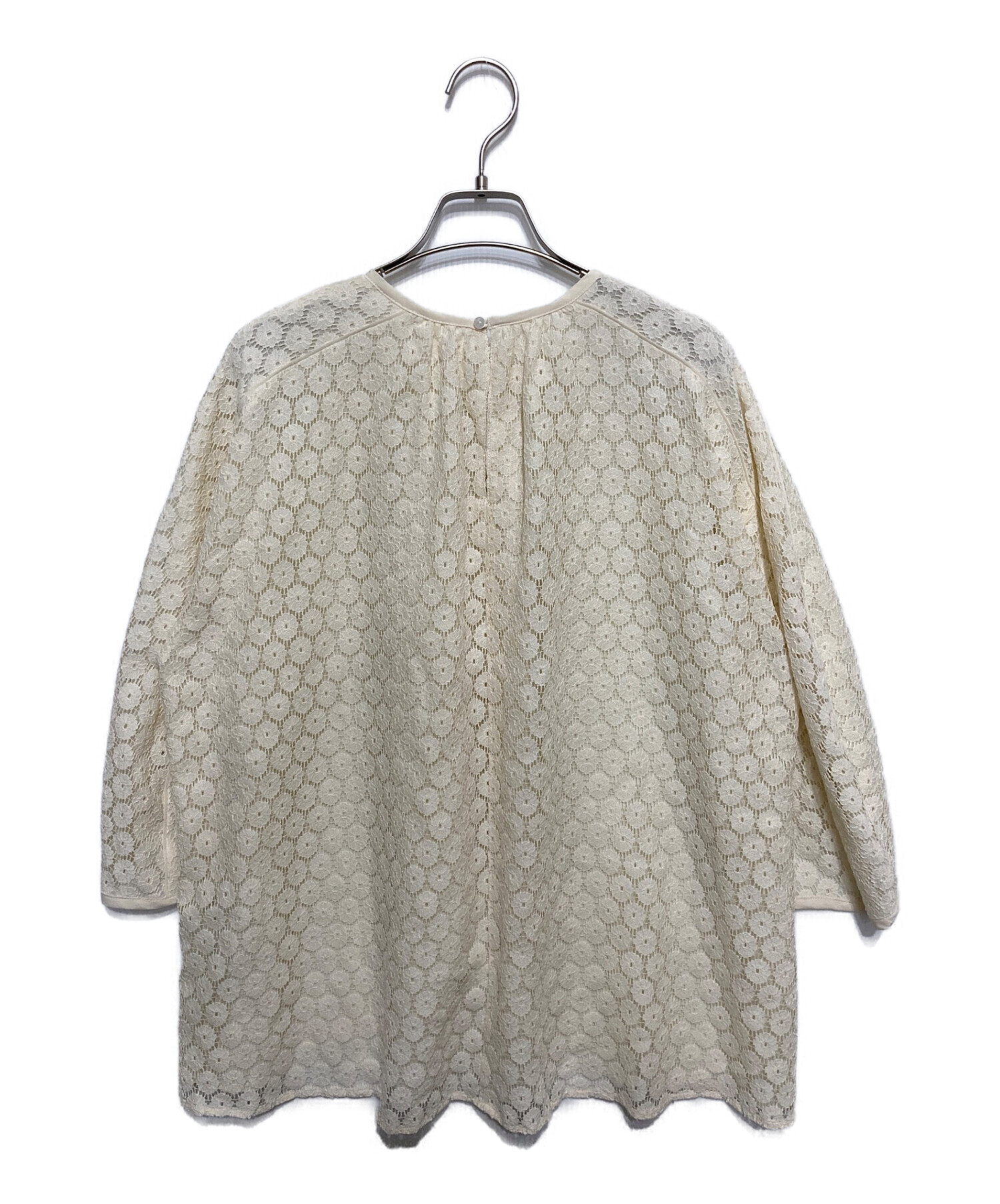 CLANE (クラネ) FLORETS LACE CURVE TOPS サイズ:1