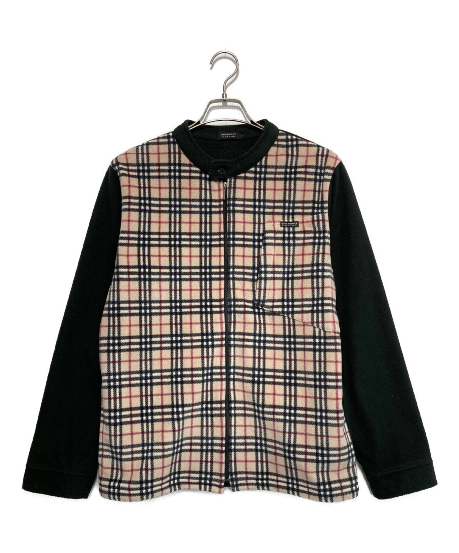 BURBERRY BLACK LABEL (バーバリーブラックレーベル) フリースジャケット ブラック サイズ:2