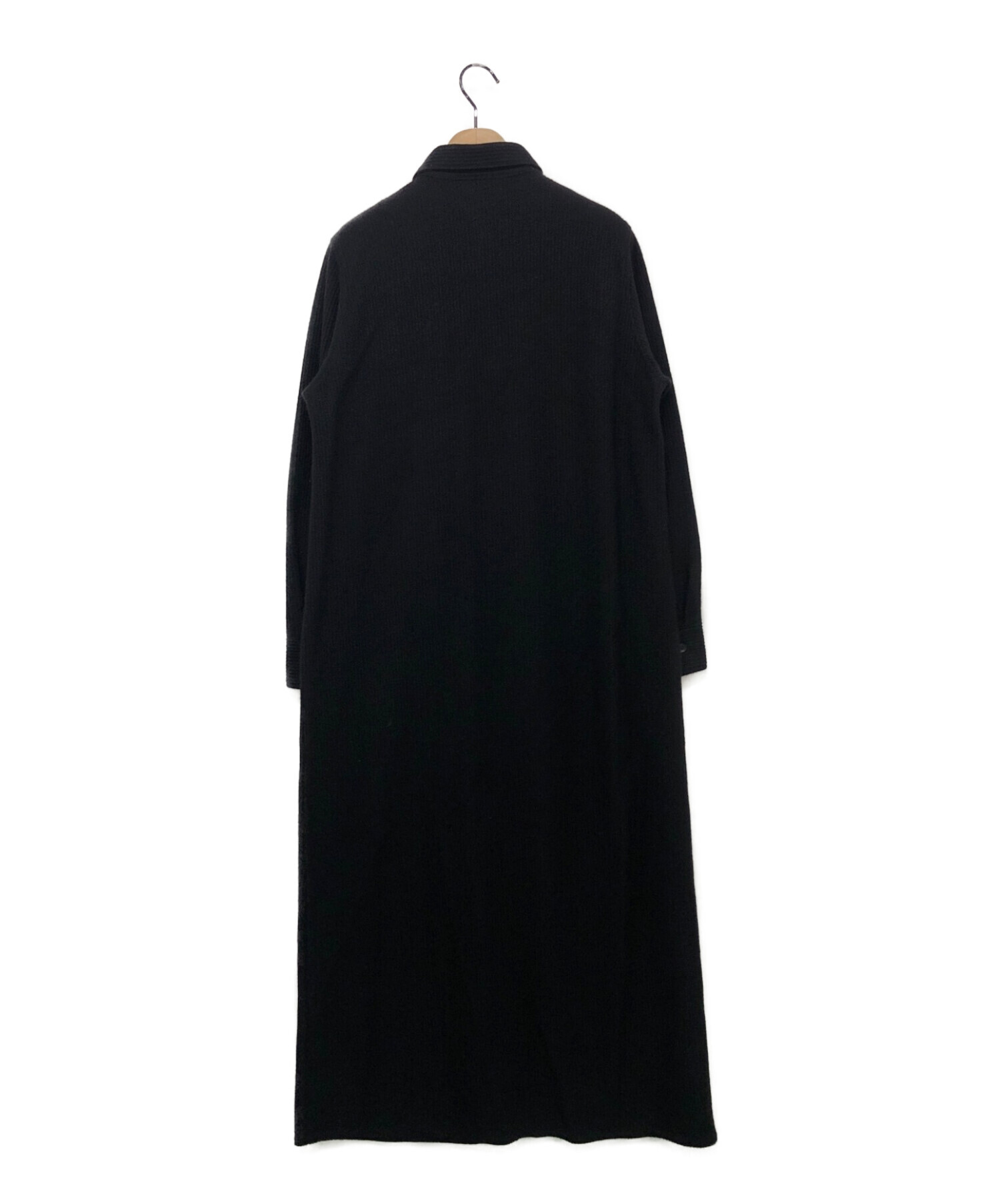 STEVEN ALAN (スティーブンアラン) INLAY SHIRT DRESS ブラック サイズ:-