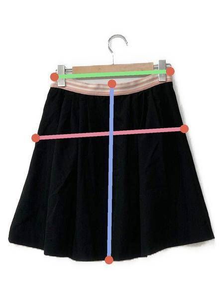 中古・古着通販】MIU MIU (ミュウミュウ) スカート ブラック サイズ:42 ...