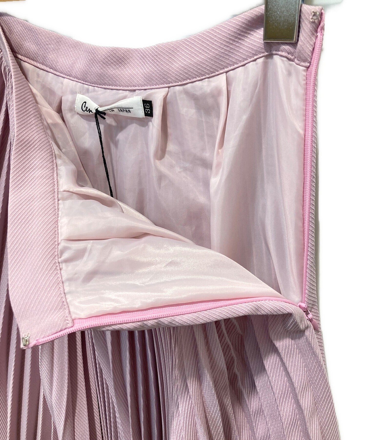 素材ポリエステルバレンチノ プリーツスカート 36サイズ - スカート