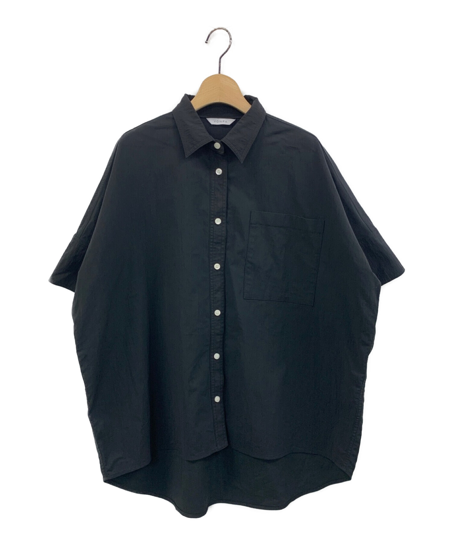 YONFA (ヨンファ) big box shirt ブラック サイズ:-