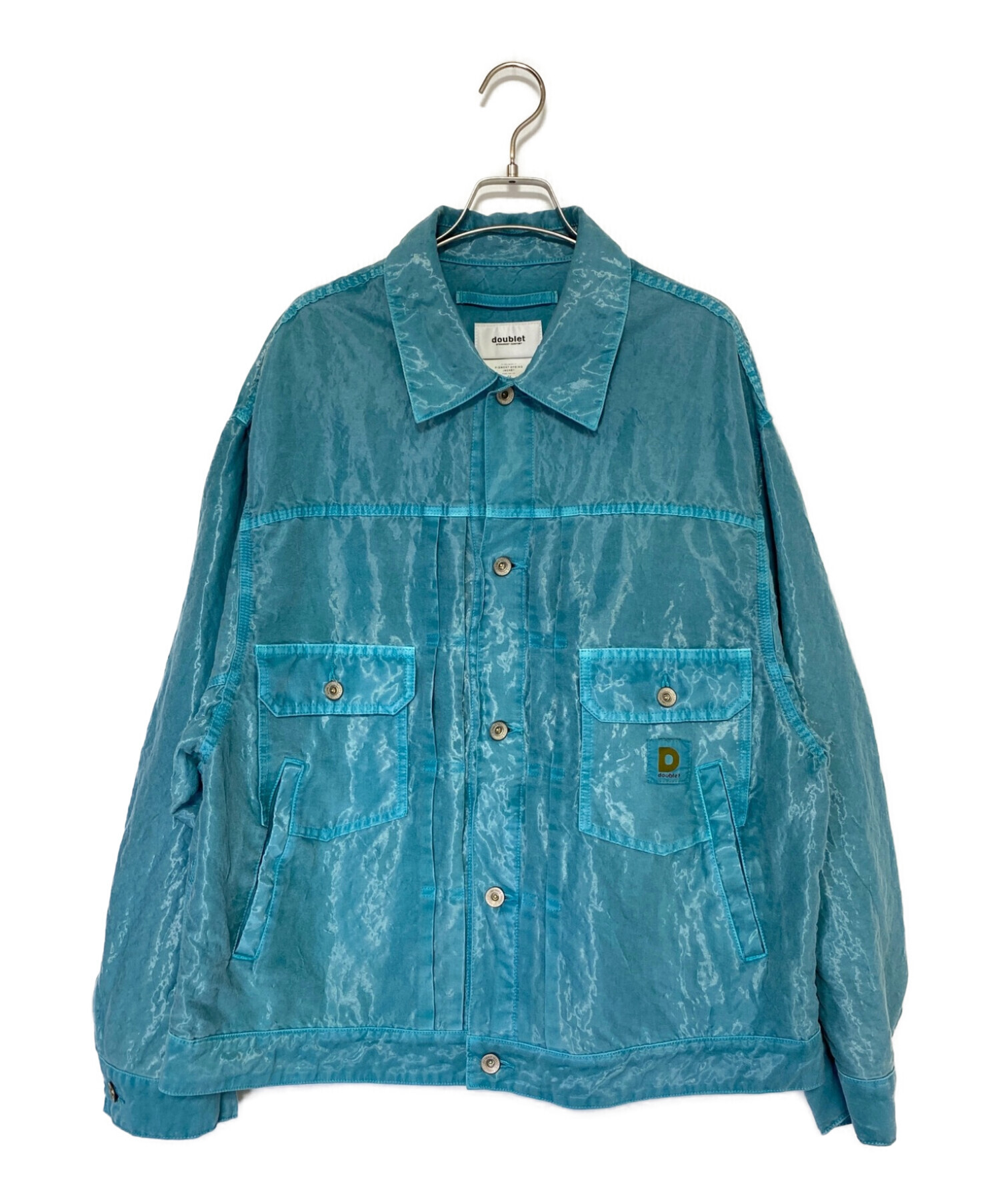 doublet (ダブレット) PIGMENT DYEING JACKET スカイブルー サイズ:M