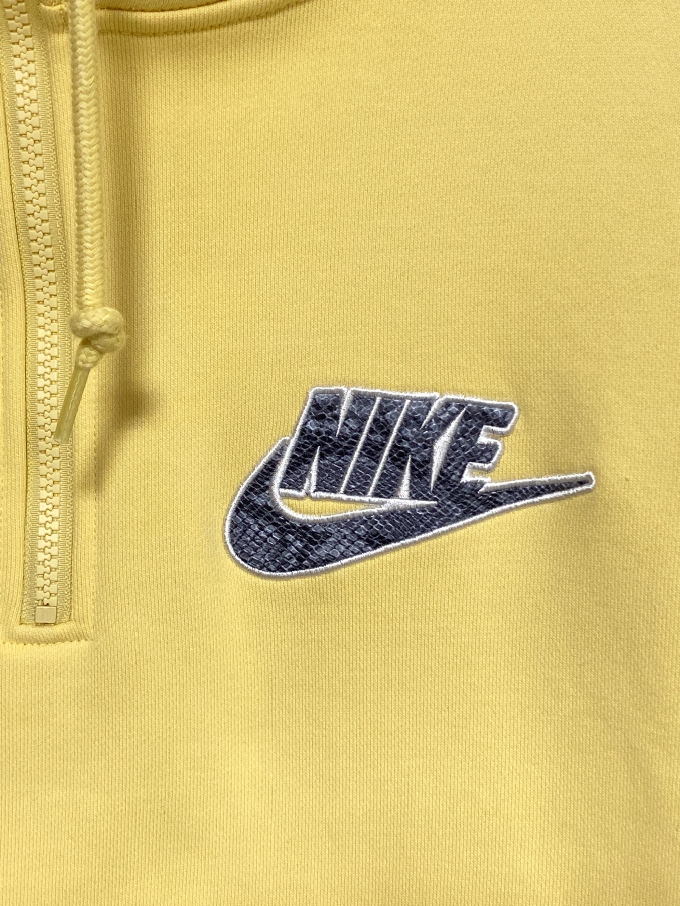 Supreme/Nike　Half Zip Hooded Sweat 黄　L