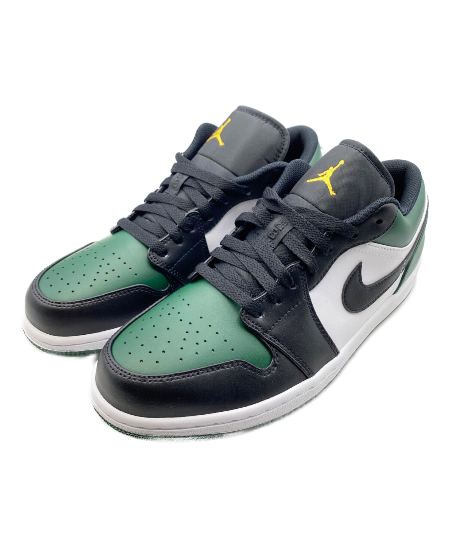 NIKE (ナイキ) Air Jordan 1 Low Green Toe グリーン×ホワイト サイズ:27.5cm(US 9.5)