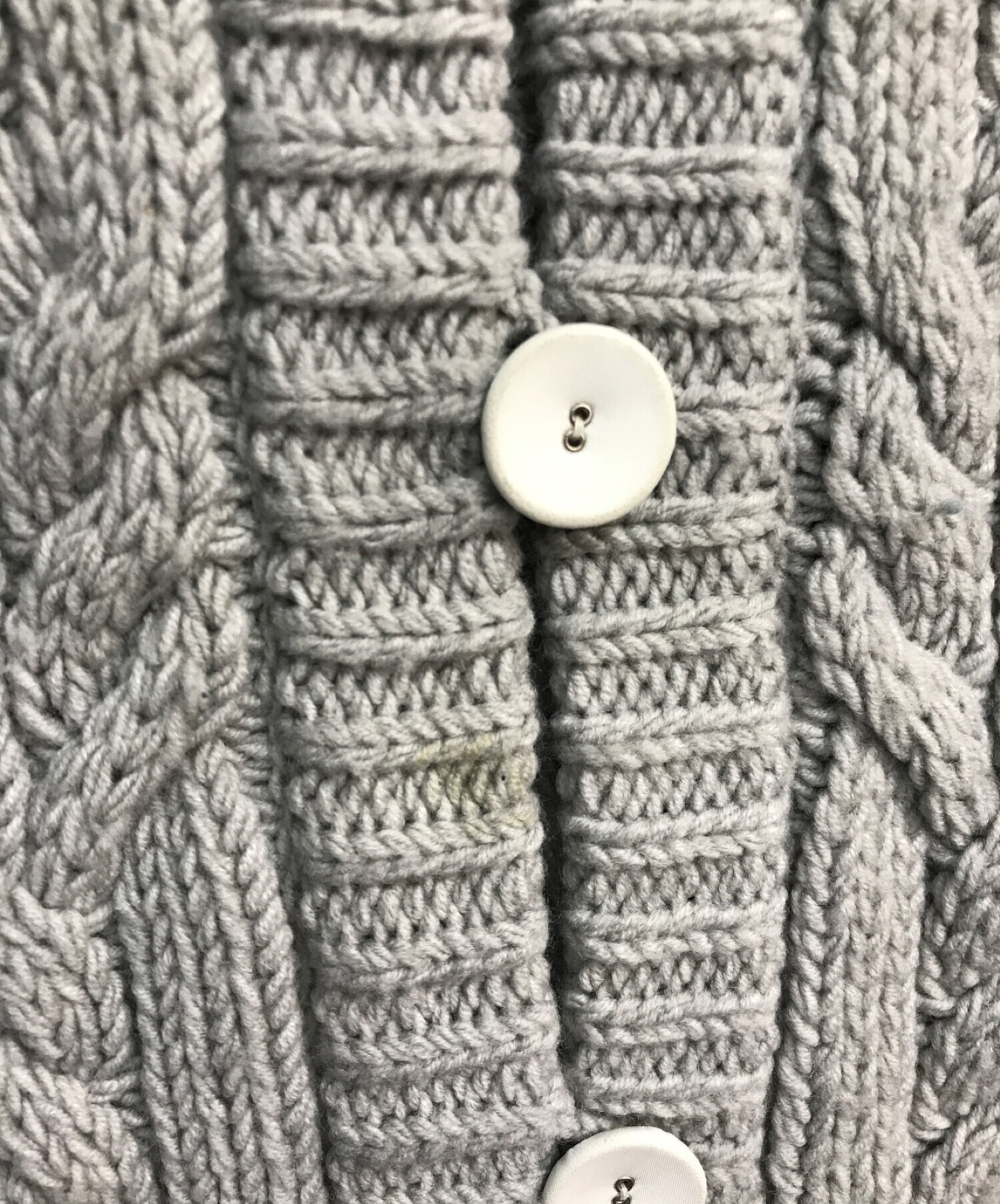 中古・古着通販】malamute (マラミュート) 2way cable knit cardigan