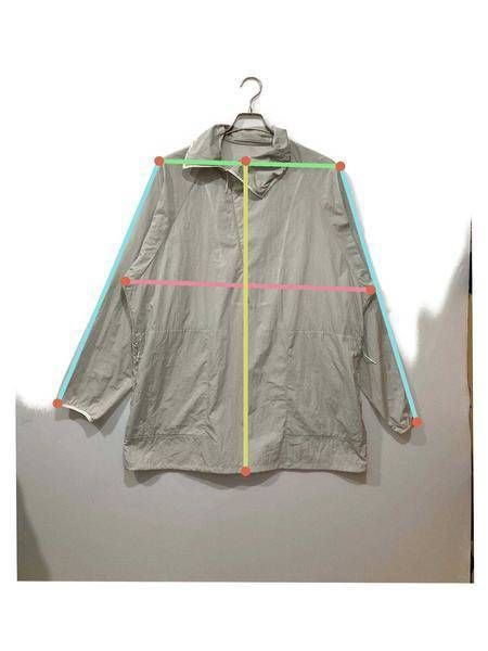 中古・古着通販】ATON (エイトン) HAND DYE NYLON CYCLING JACKET グレー サイズ:04｜ブランド・古着通販  トレファク公式【TREFAC FASHION】スマホサイト