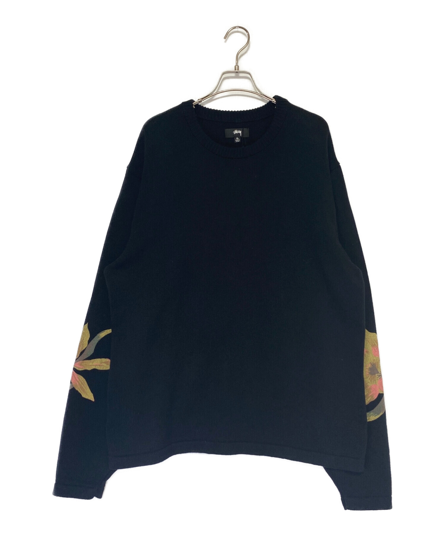 stussy (ステューシー) ORCHID SWEATER ブラック サイズ:XL