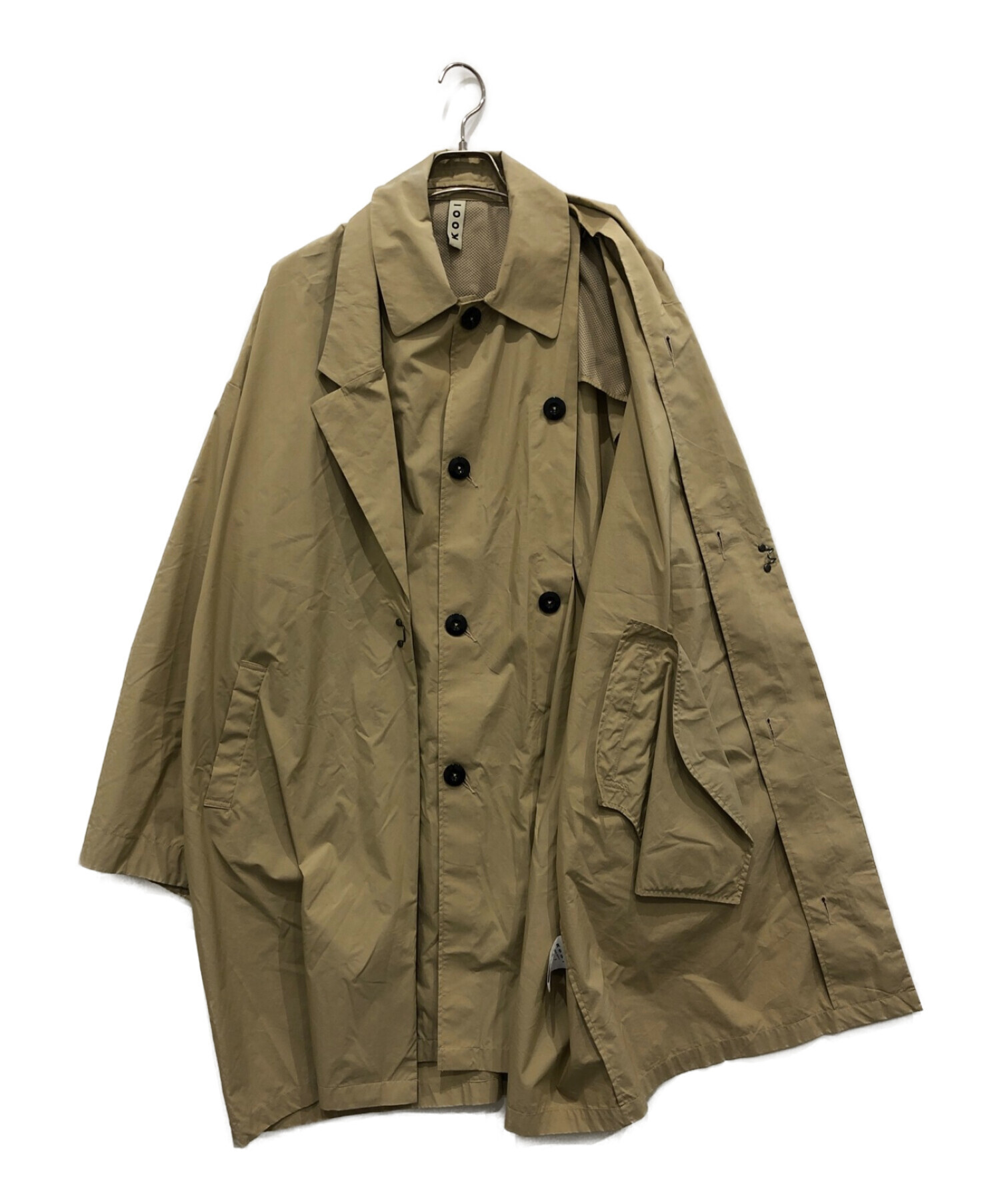 KOOI コーい　ジャケット　コート身幅64センチ