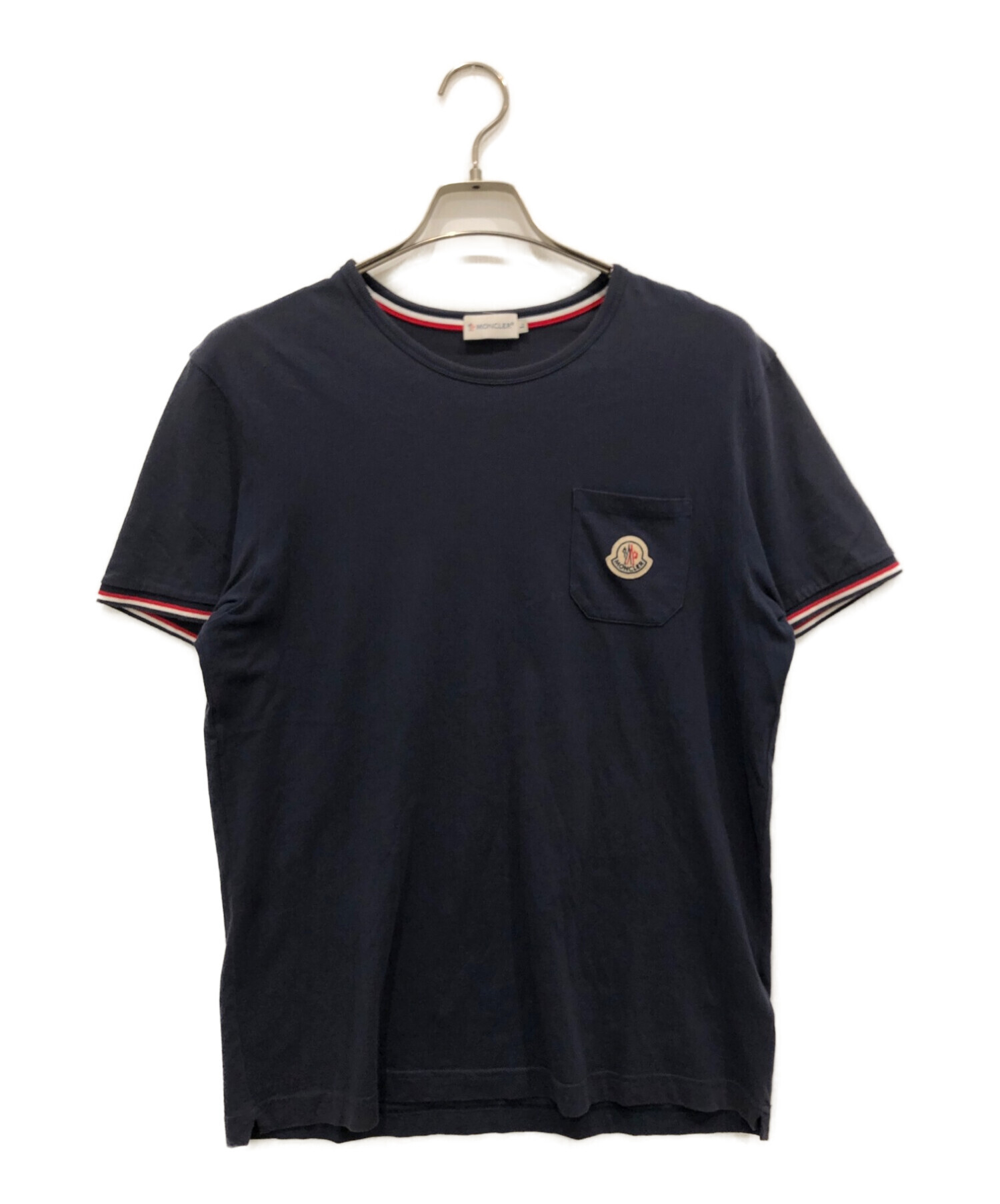 MONCLER (モンクレール) ポケットTシャツ ネイビー サイズ:L