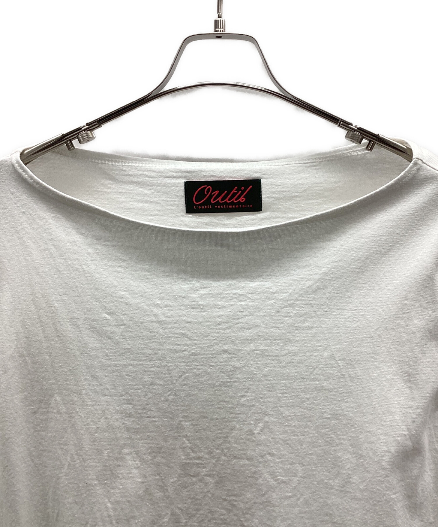 OUTIL (ウティ) バスクシャツ ホワイト サイズ:1