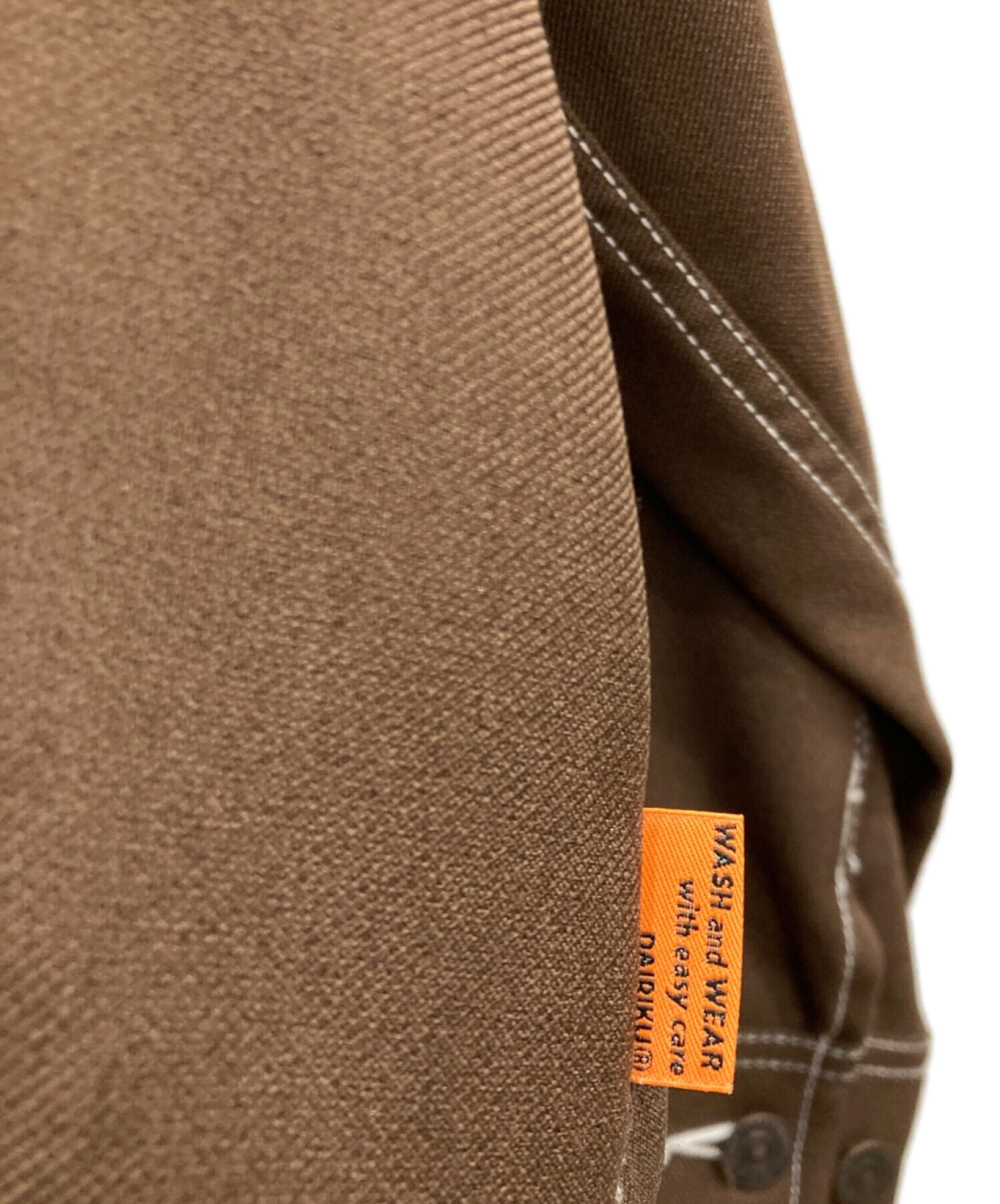 DAIRIKU (ダイリク) 20ss Regular Polyester Jacket ブラウン サイズ:F