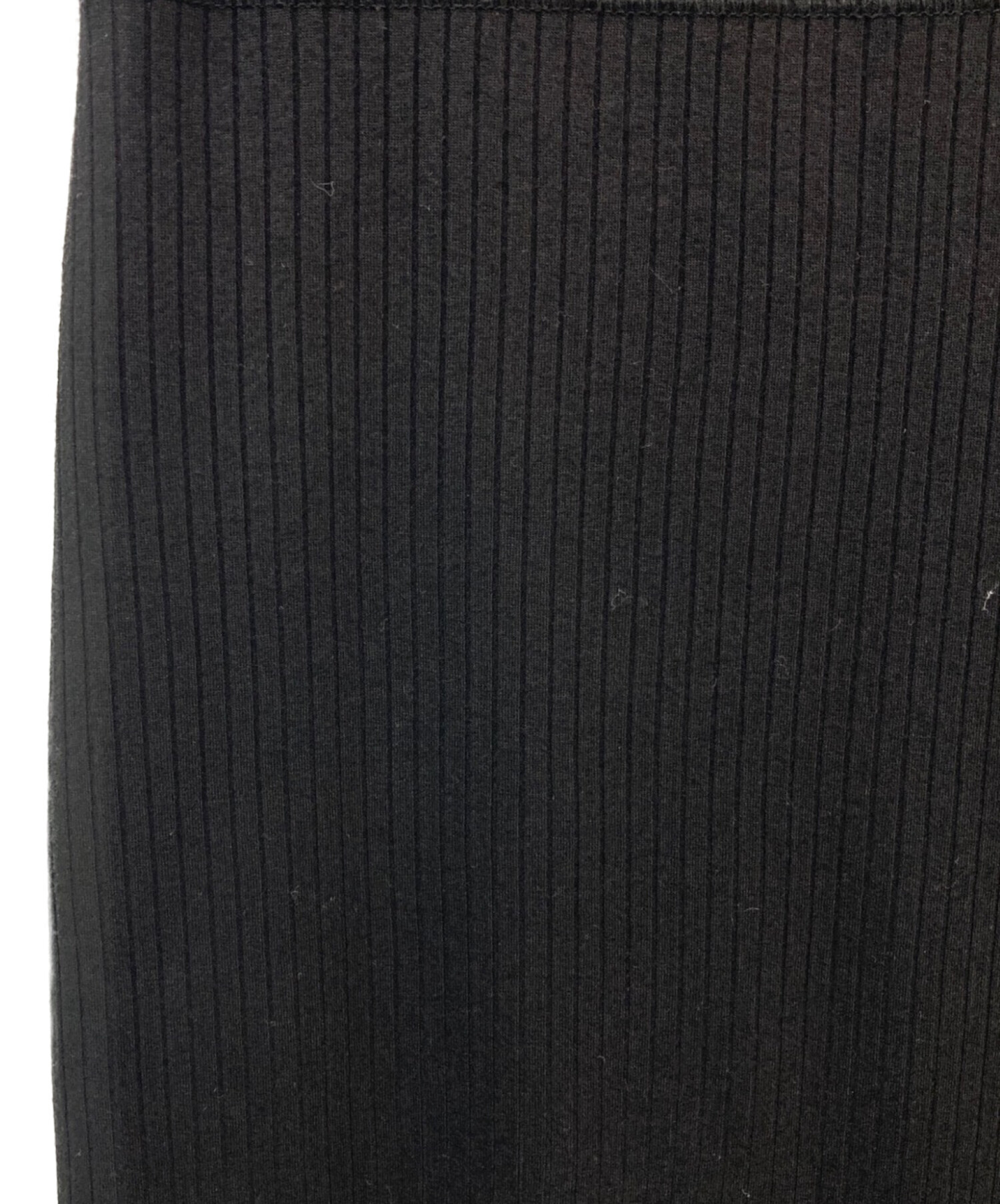 DEUXIEME CLASSE (ドゥーズィエム クラス) Jersey rib スカート ブラック サイズ:F