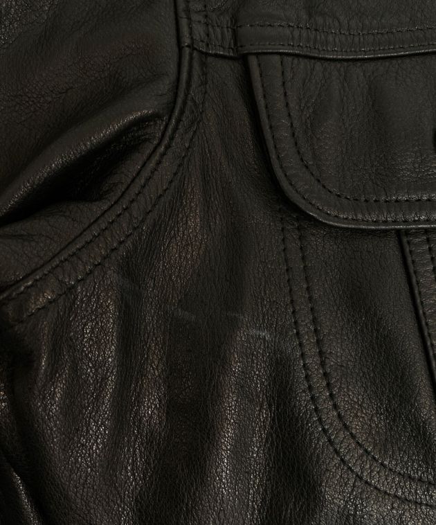 DAIRIKU (ダイリク) Darry Leather Jacket ブラック サイズ:L