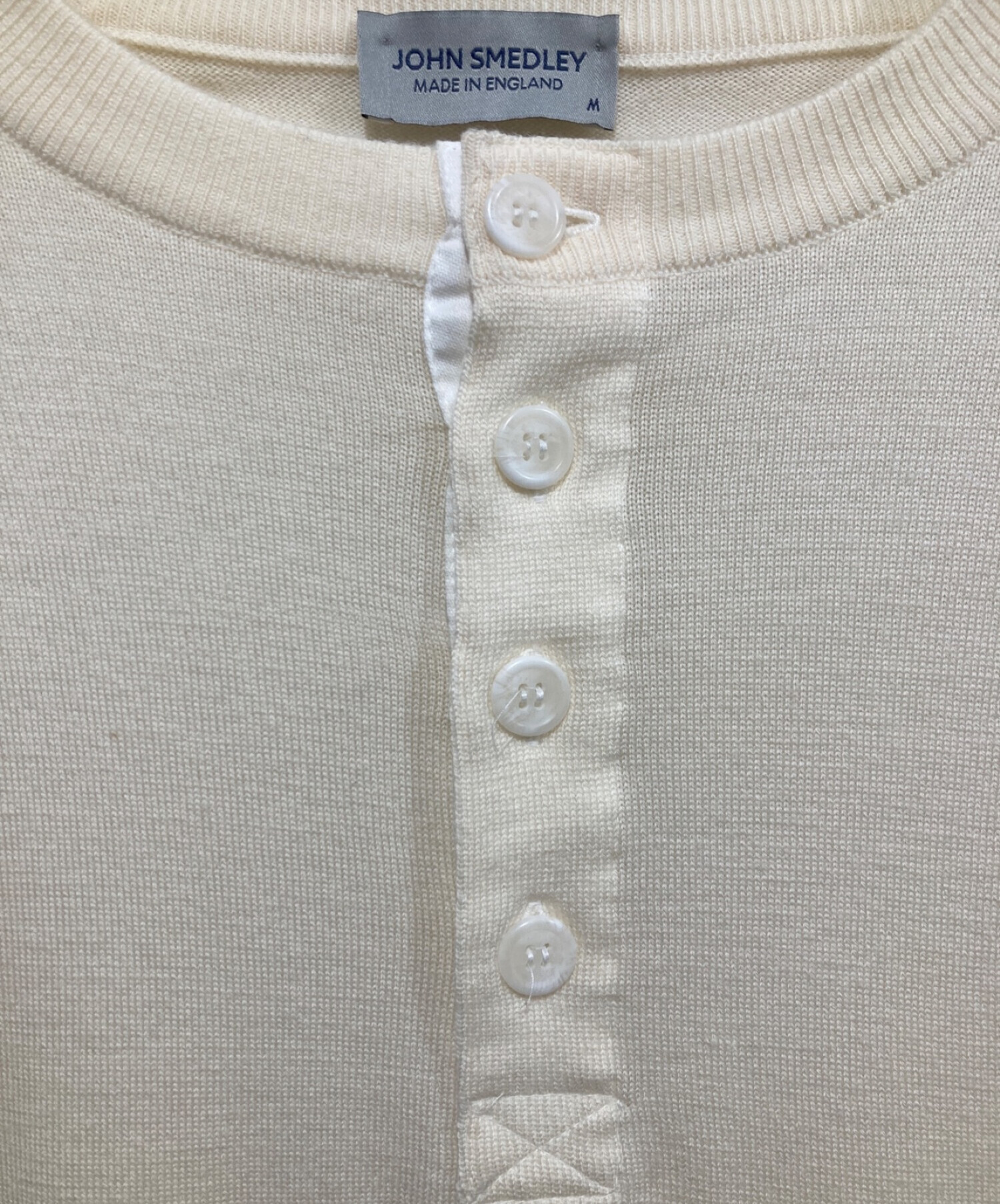 中古・古着通販】JOHN SMEDLEY (ジョンスメドレー) ヘンリーネック