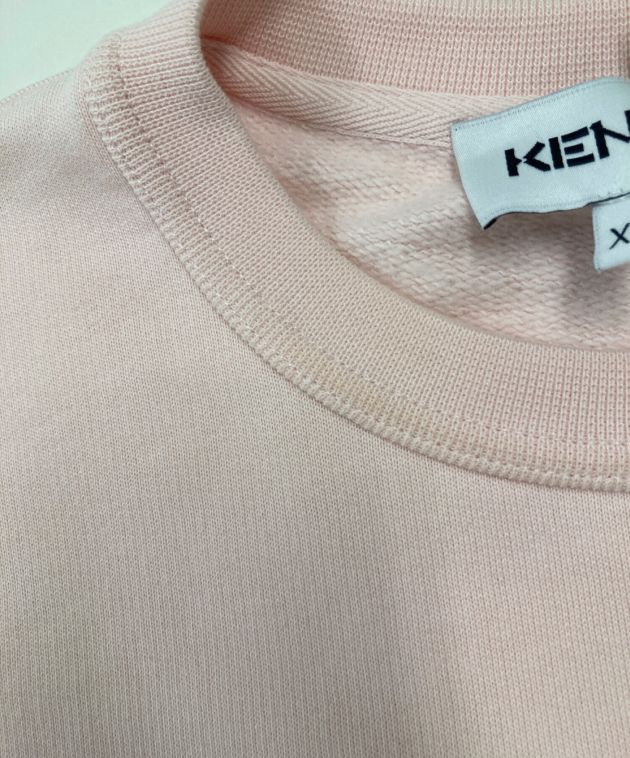 KENZO (ケンゾー) タイガーパッチ スウェットシャツ ピンク サイズ:XS