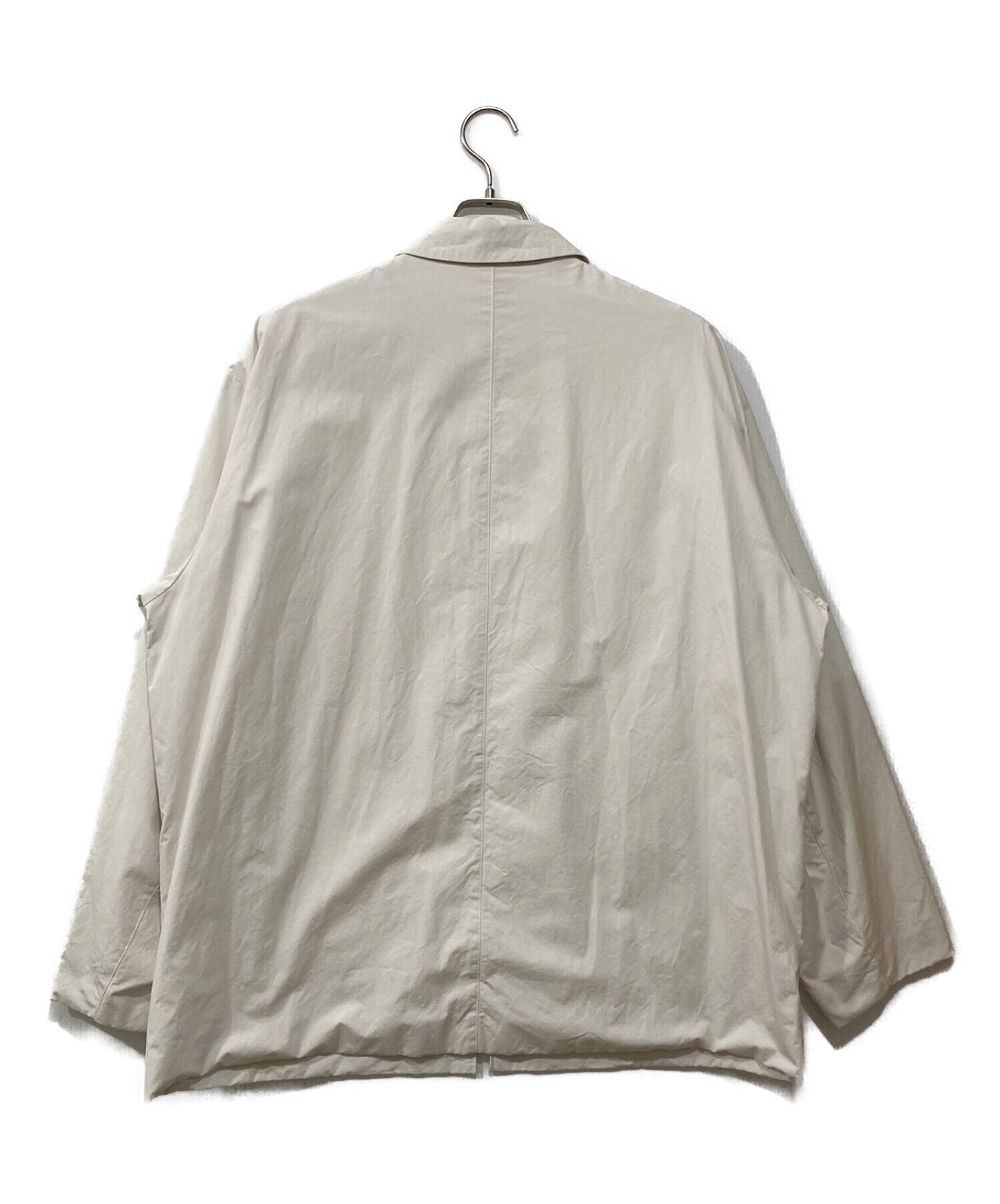 中古・古着通販】ATON (エイトン) NIDOM WEATHER ZIP-UP JACKET ホワイト サイズ:06｜ブランド・古着通販  トレファク公式【TREFAC FASHION】スマホサイト