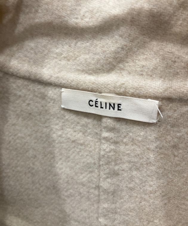 中古・古着通販】CELINE (セリーヌ) カシミヤエッグクロンビーコート 2 8H13/4146 コクーン ベージュ サイズ:34｜ブランド・古着通販  トレファク公式【TREFAC FASHION】スマホサイト