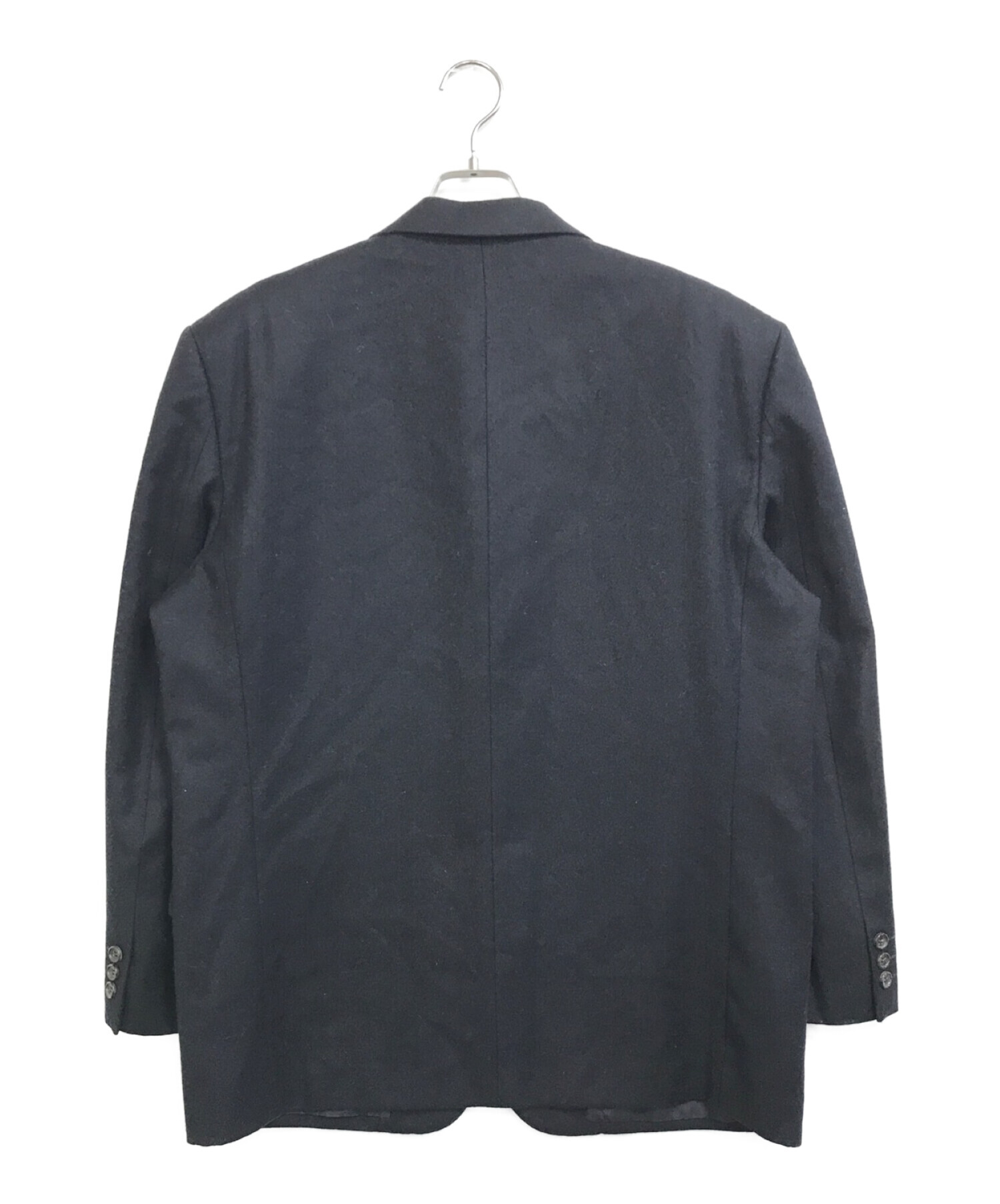 COMME des GARSONS HOMME (コムデギャルソン オム) ウールジャケット・パンツセットアップ ブラック サイズ:L