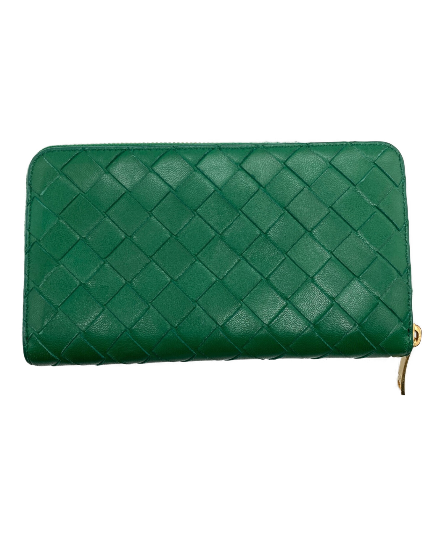 中古・古着通販】BOTTEGA VENETA (ボッテガベネタ) マキシイントレチャート 長財布 グリーン｜ブランド・古着通販  トレファク公式【TREFAC FASHION】スマホサイト