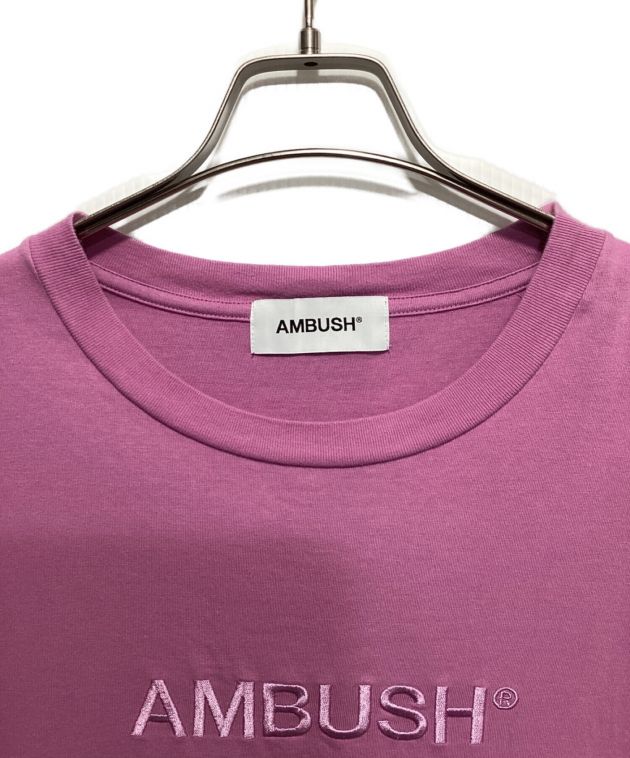 中古・古着通販】AMBUSH (アンブッシュ) ロゴＴシャツ パープル サイズ