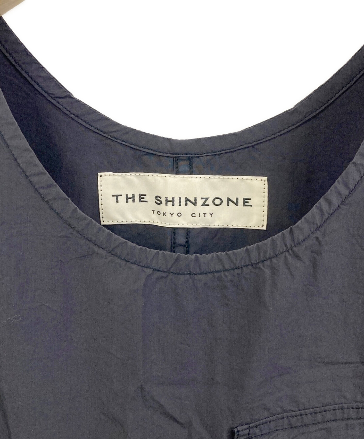 THE SHINZONE (ザ シンゾーン) コットンタンクオールインワン グレー サイズ:34