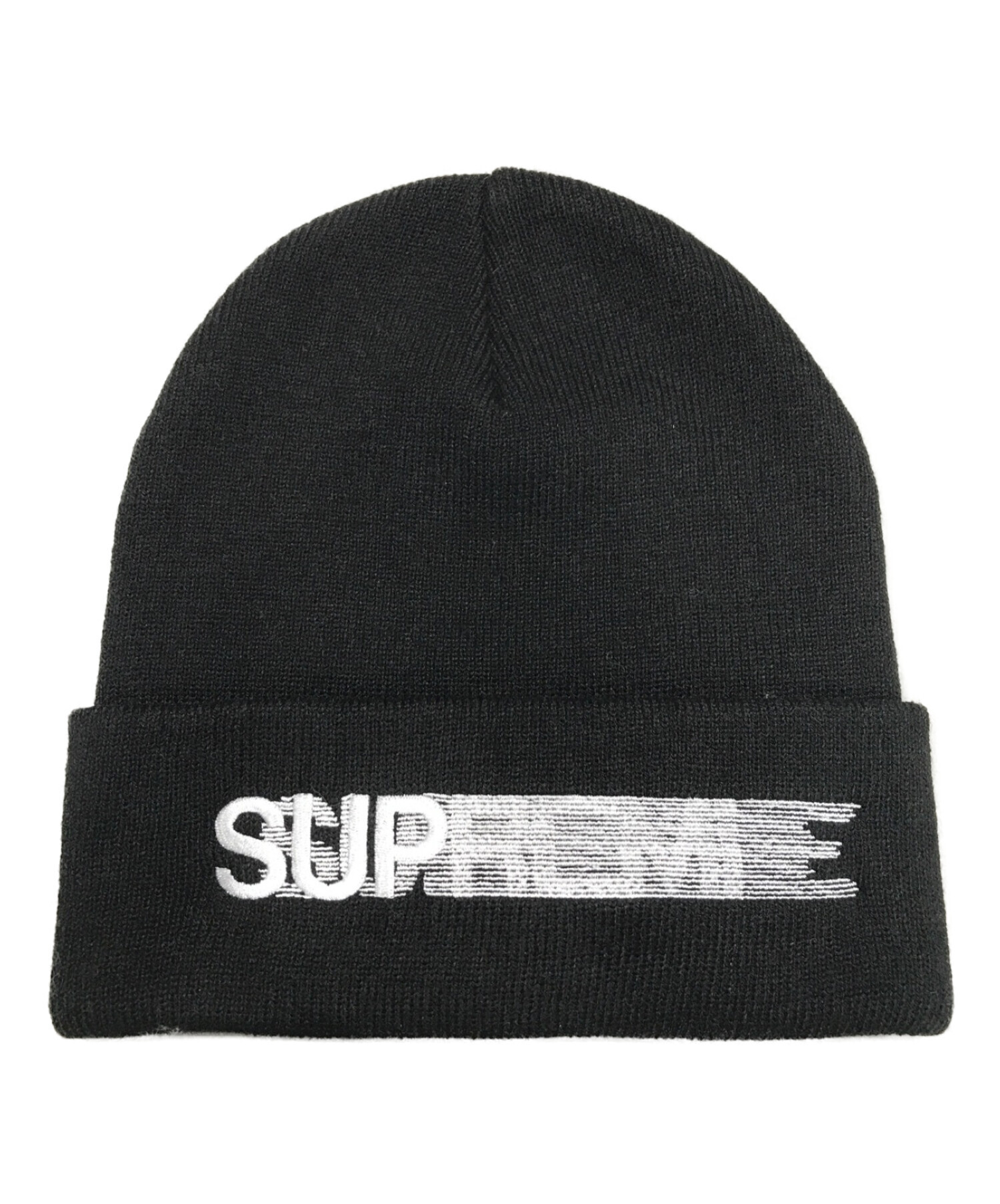 SUPREME (シュプリーム) Motion Logo Beanie ブラック