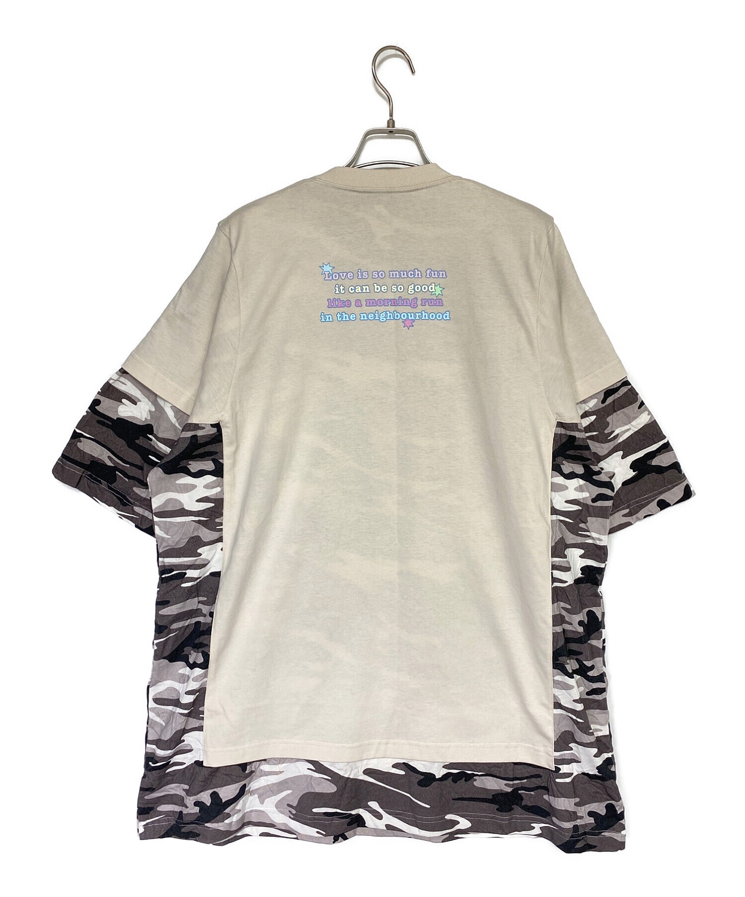 BALENCIAGA (バレンシアガ) Double layer T-shirt サイズ:L