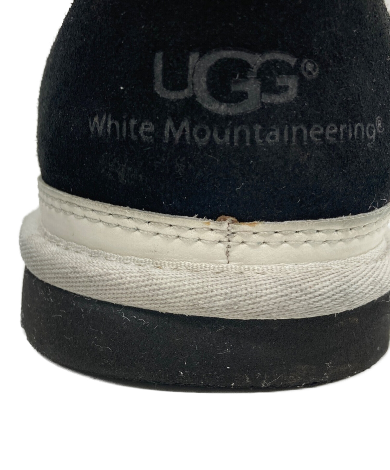 UGG (アグ) WHITE MOUNTAINEERING (ホワイトマウンテ二アニング) RIKIムートンブーツ ブラック サイズ:28㎝