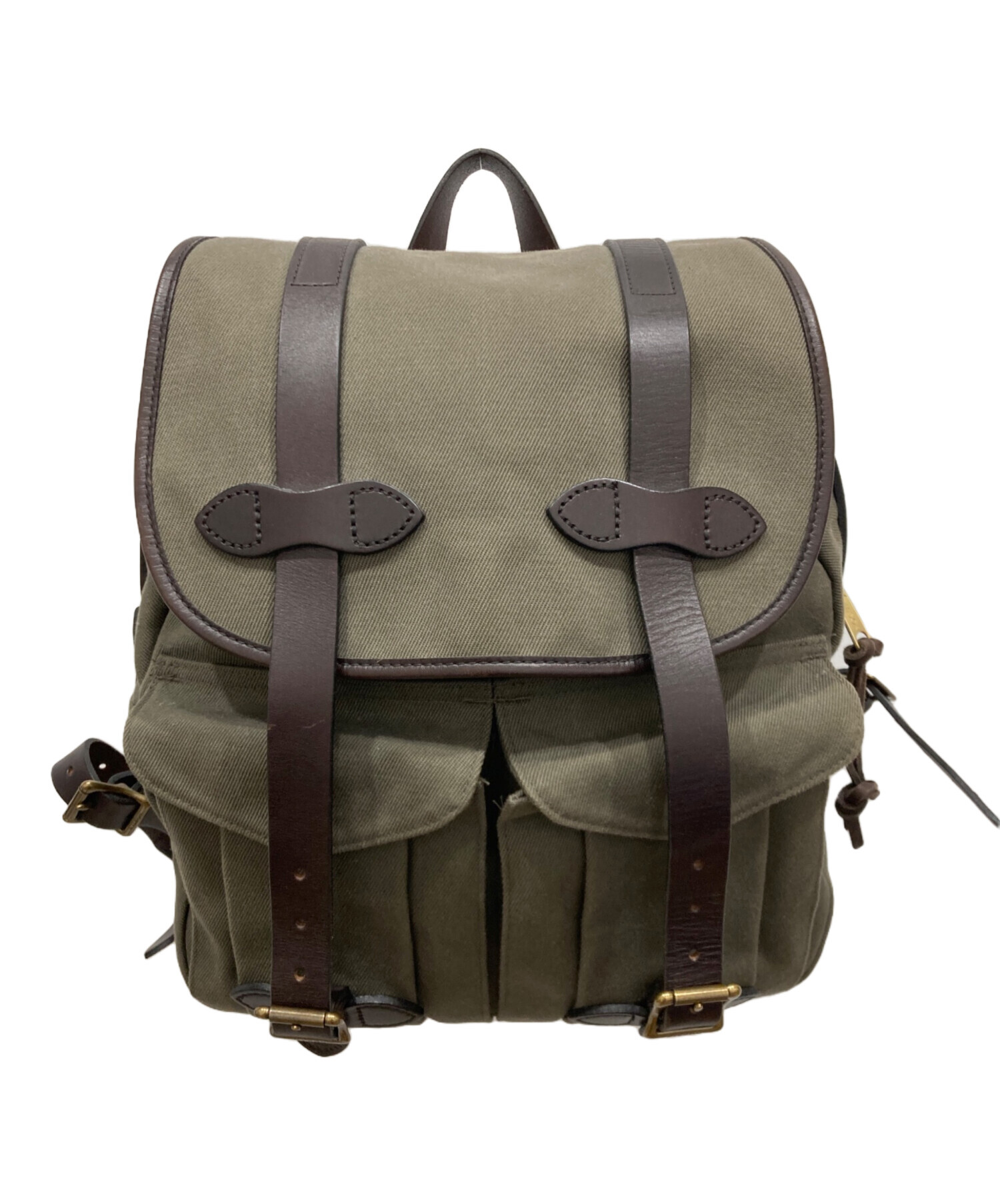 中古・古着通販】FILSON (フィルソン) RUGGED TWILL RUCKSACK ラギッド ツイル リュックサック カーキ｜ブランド・古着通販  トレファク公式【TREFAC FASHION】スマホサイト