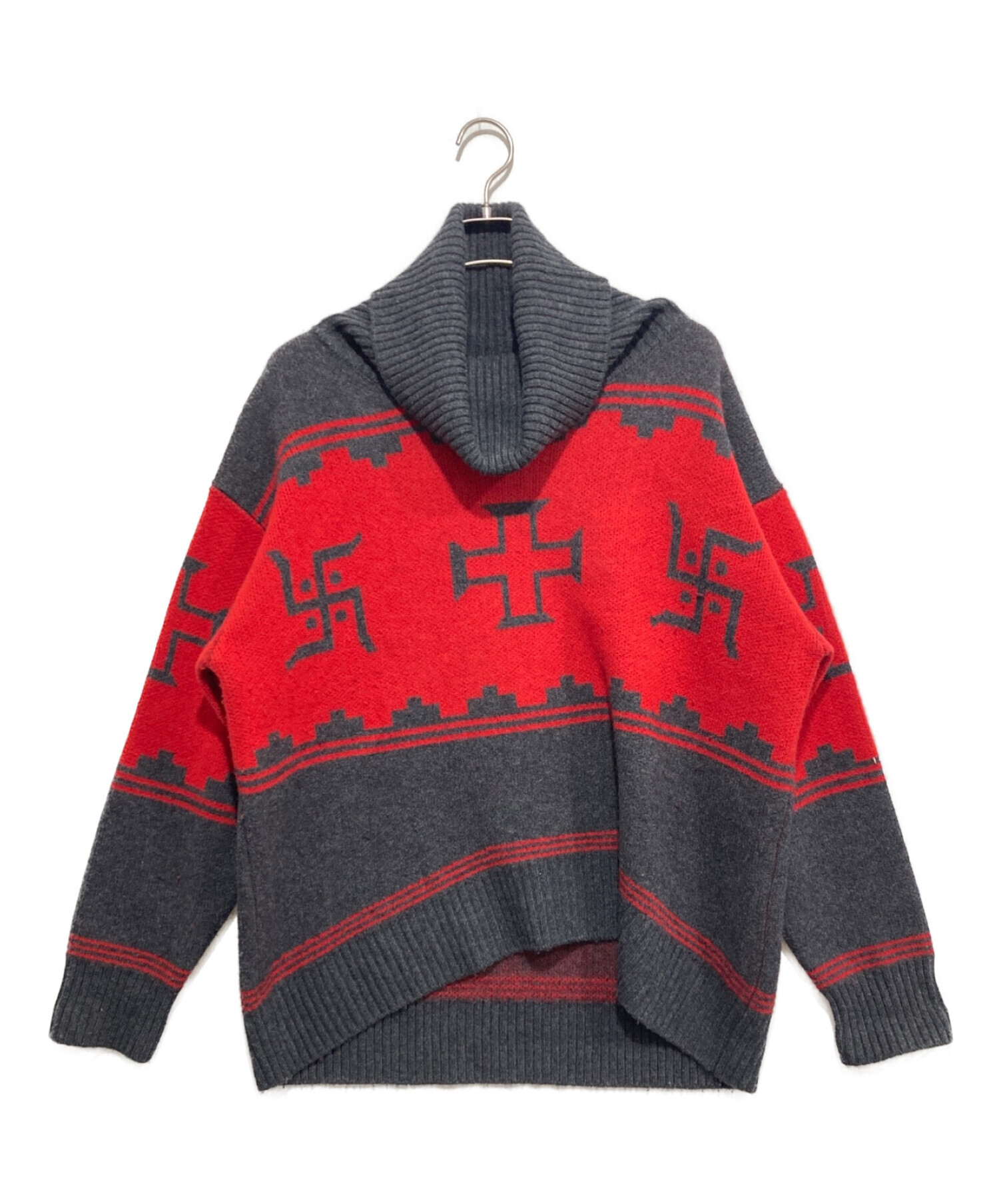 中古・古着通販】Black Weirdos (ブラック ウィドース) Geometry Turtle Knit レッド サイズ:L｜ブランド・古着通販  トレファク公式【TREFAC FASHION】スマホサイト