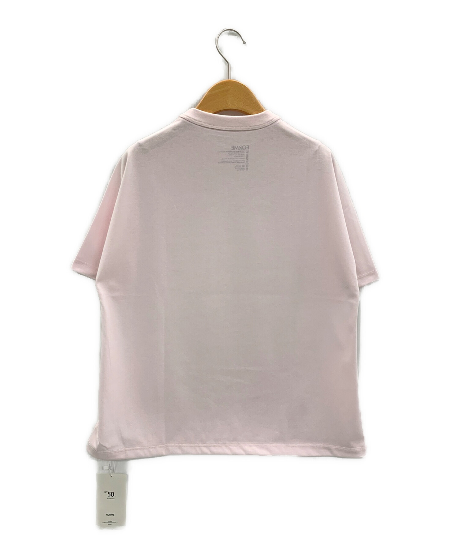 forme (フォルメ) 東原亜希 (ヒガシハラアキ) UVカットTシャツ ライトピンク サイズ:F