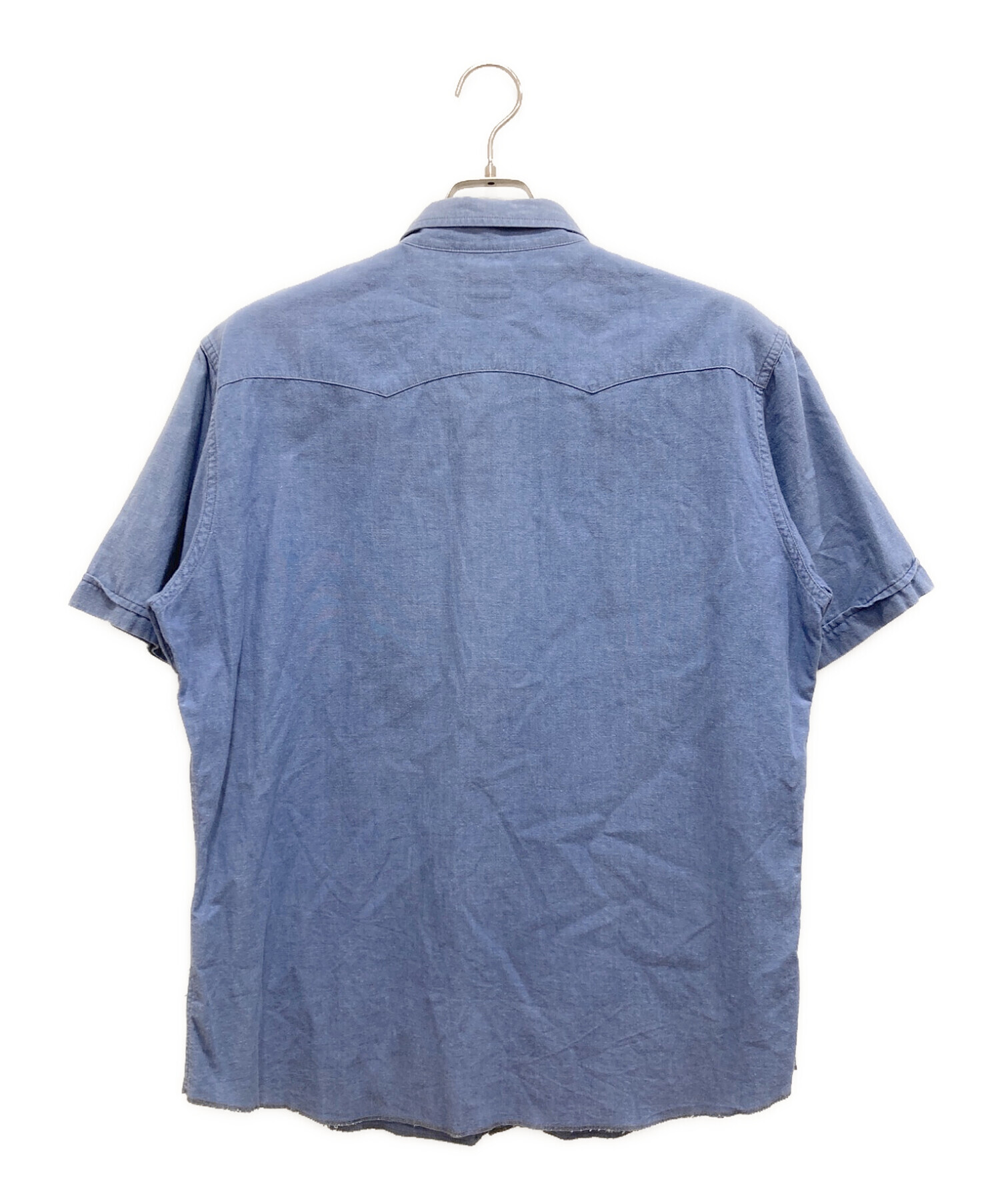 TENDERLOIN (テンダーロイン) 半袖シャツ ブルー サイズ:M