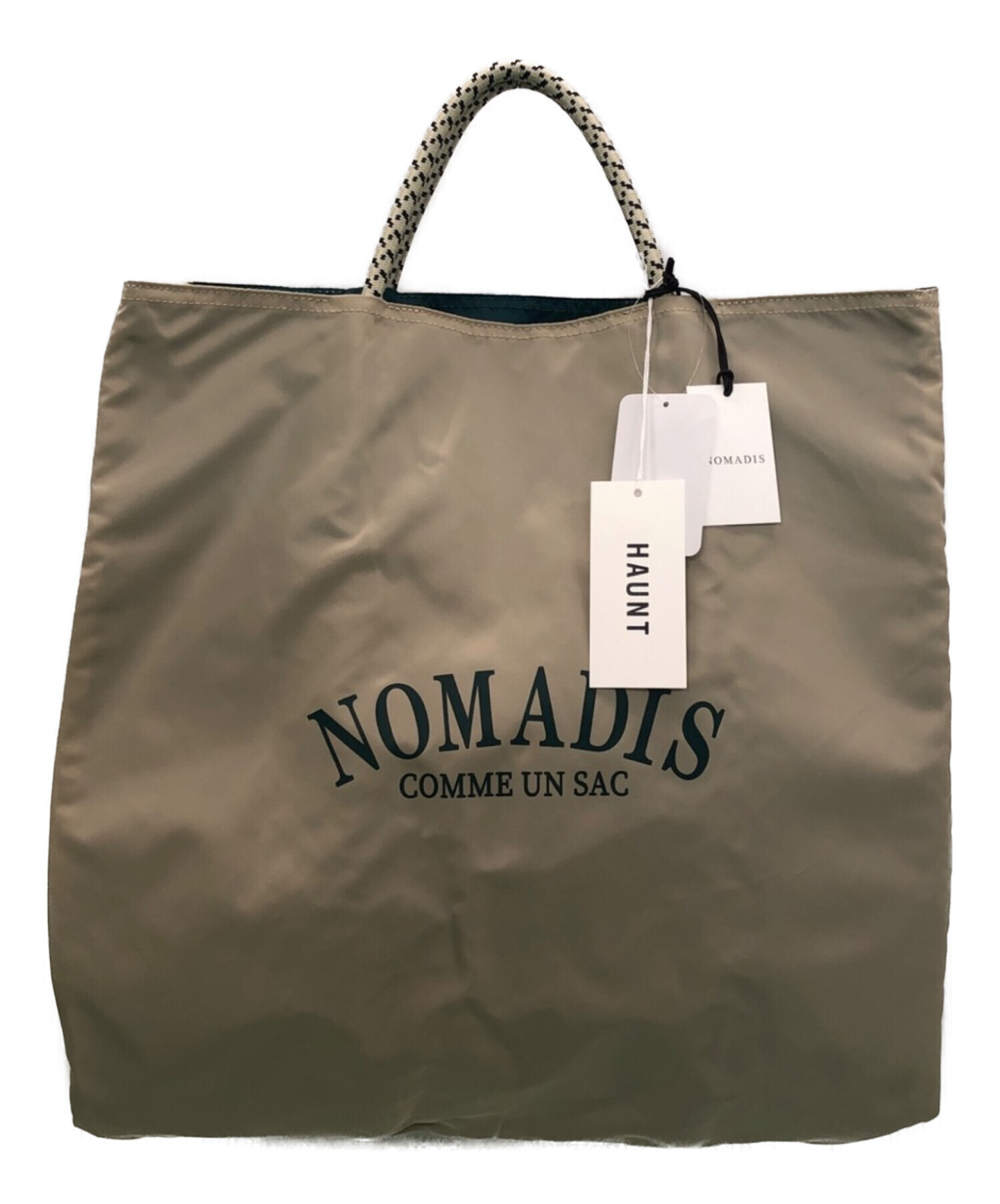 NOMADIS ノマディス SAC2 リバーシブルバッグ ベージュ定価¥15400