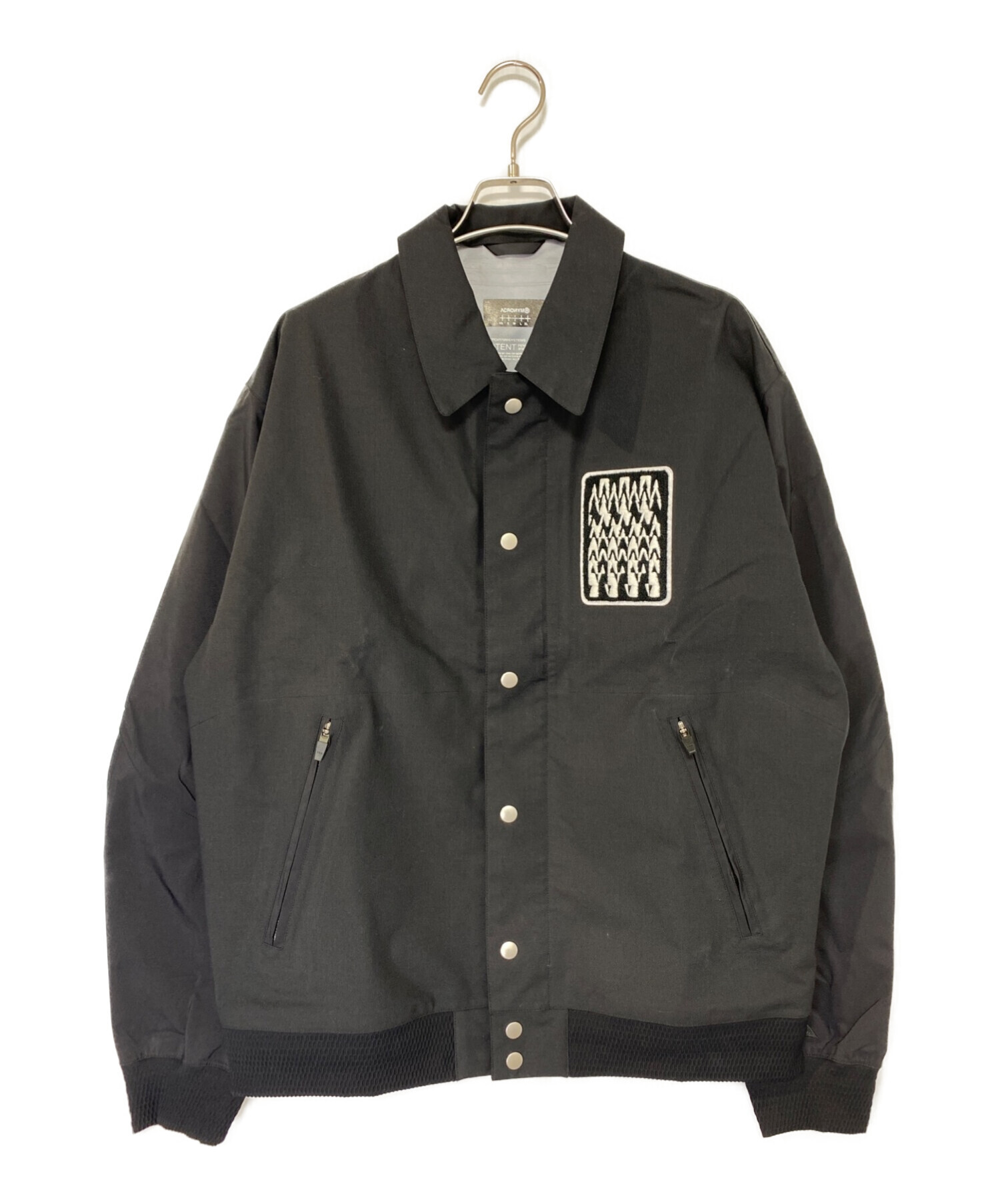 中古・古着通販】ACRONYM (アクロニウム) 3L VARSITY JACKET ブラック