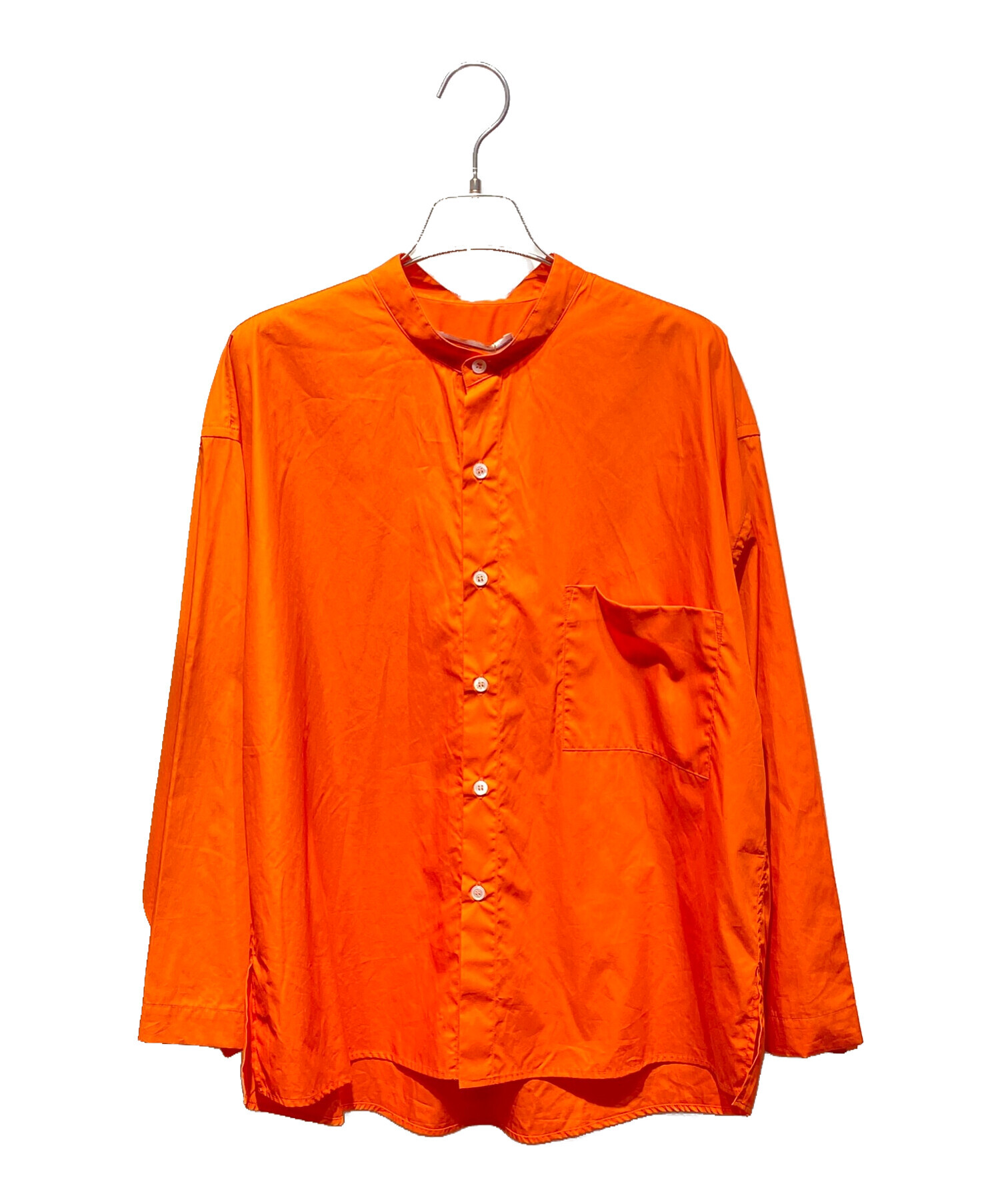 CristaSeya (クリスタセヤ) PYJAMA SHIRT(パジャマシャツ） オレンジ サイズ:S