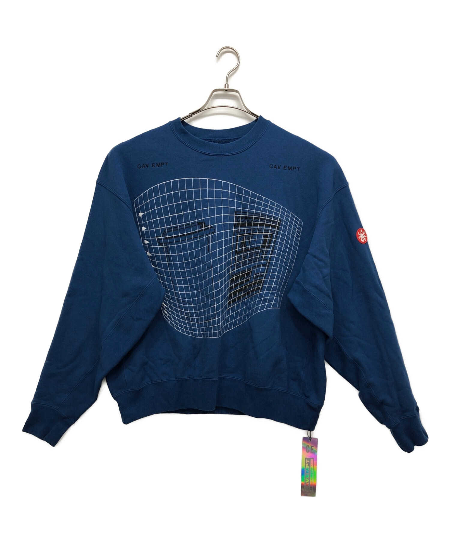 C.E (シーイー) WASTE GRID CREW NECK ネイビー サイズ:L 未使用品