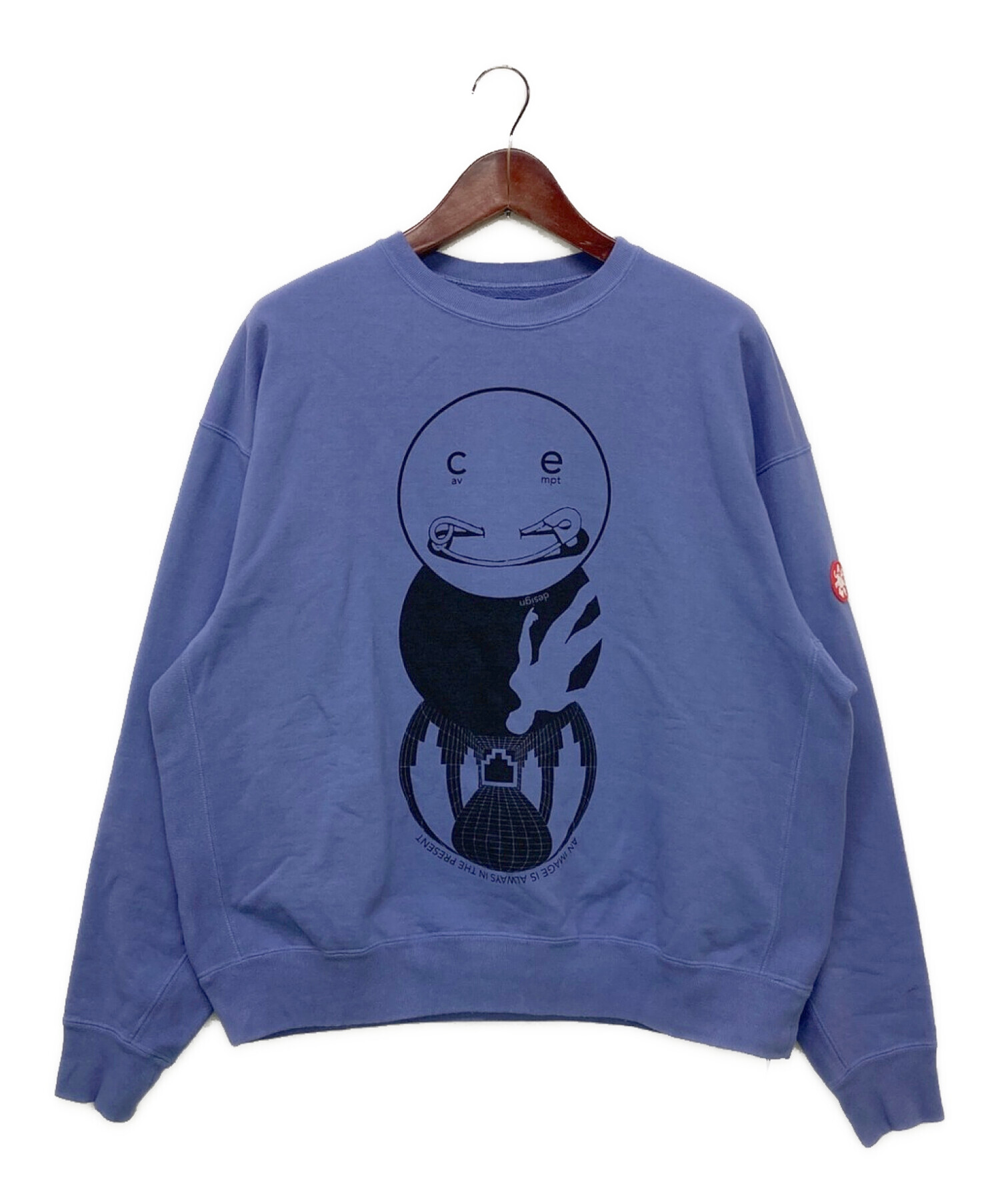 中古・古着通販】C.E (シーイー) OVERDYE MD In The Present CREW NECK