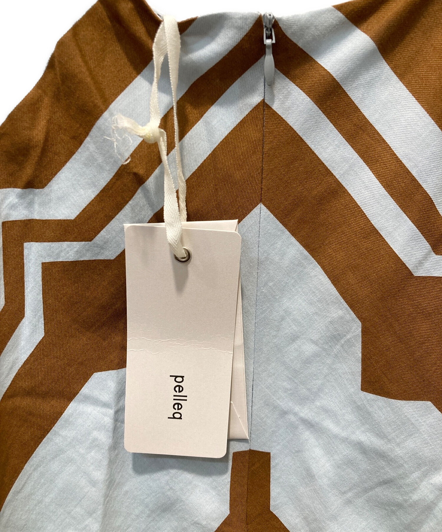 中古・古着通販】pelleq (ペレック) Cotton silk hand printed dress