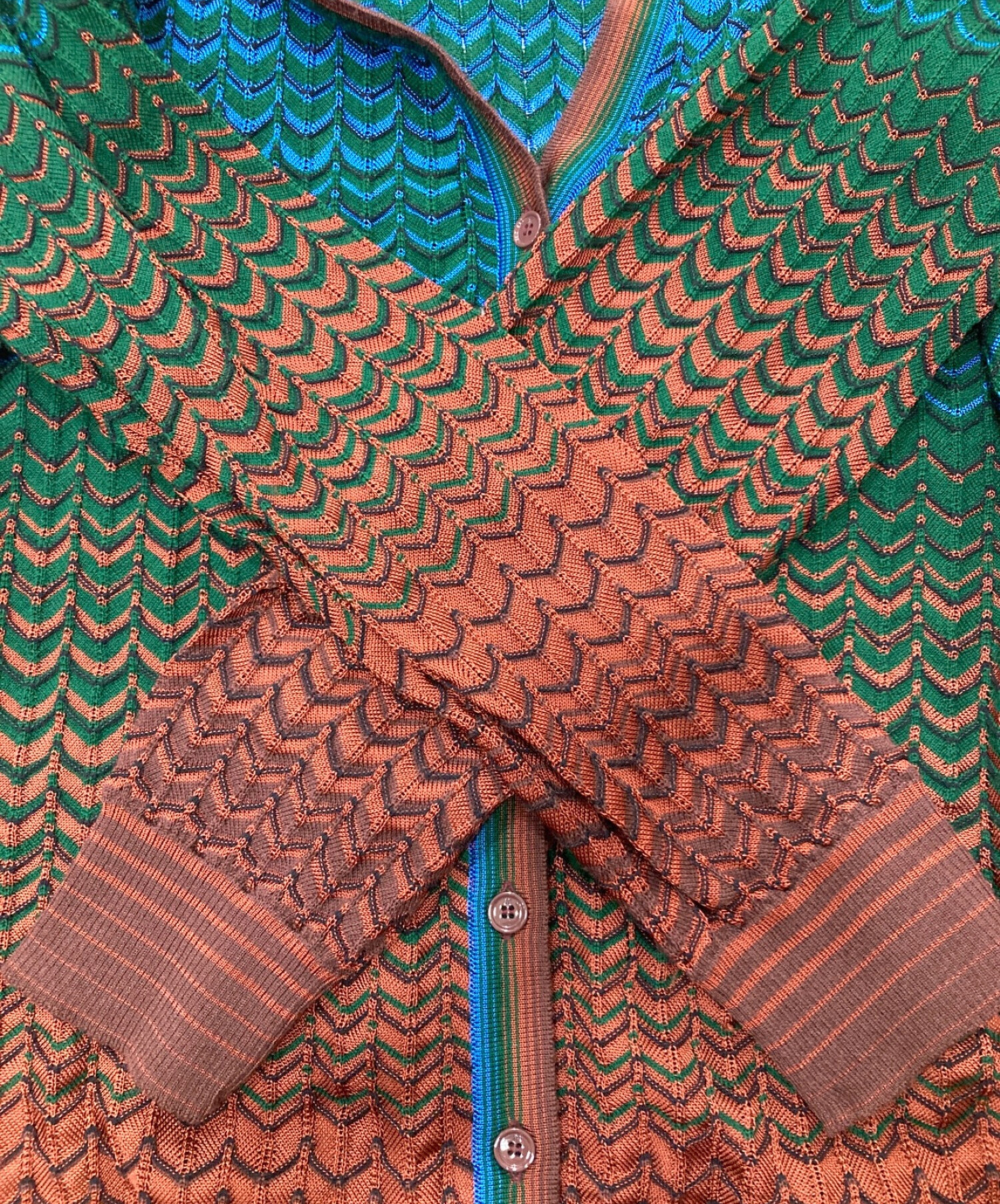 中古・古着通販】MISSONI (ミッソーニ) 総柄ロングカーディガン