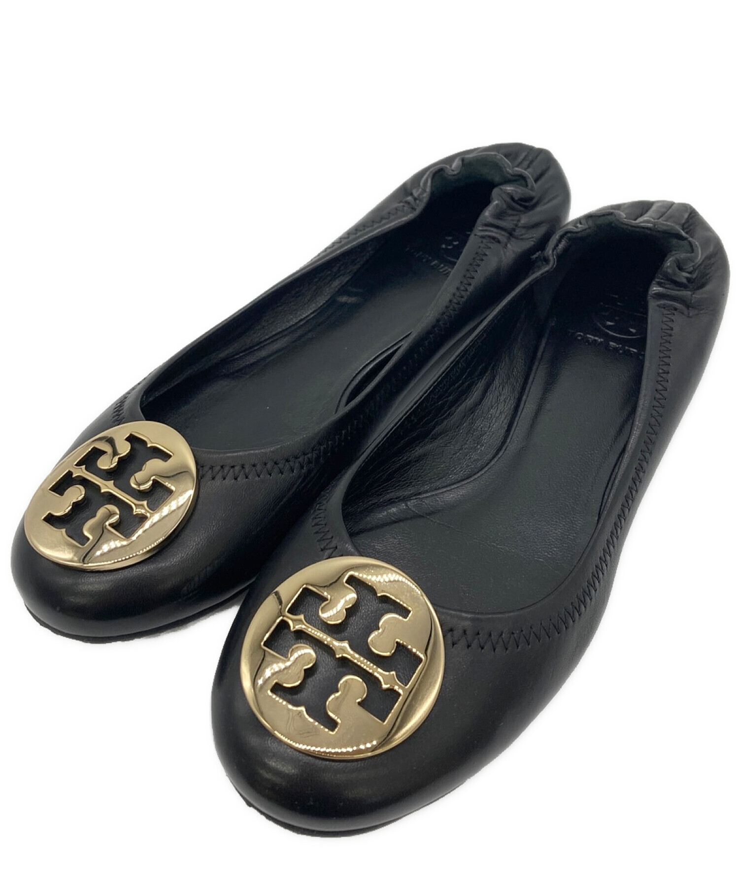 中古・古着通販】TORY BURCH (トリーバーチ) バレエシューズ ブラック